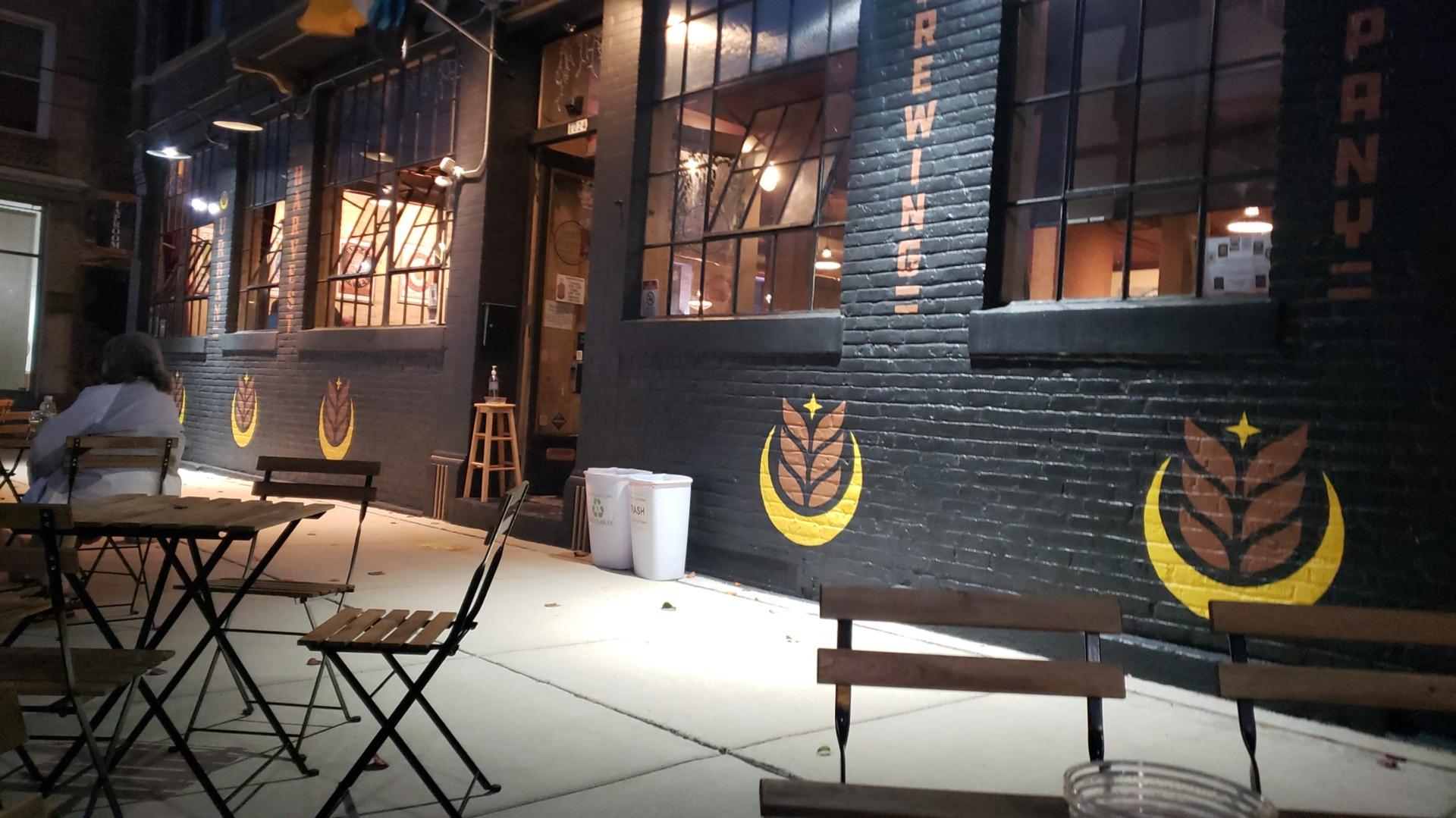 Outdoor Sidewalk Beer Garden