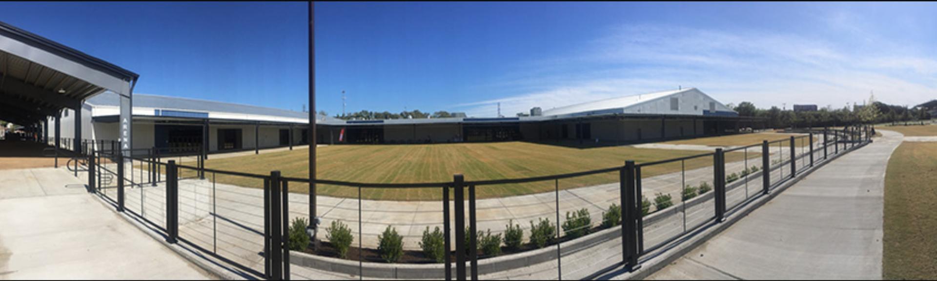 Expo Facility Courtyard and Canopies