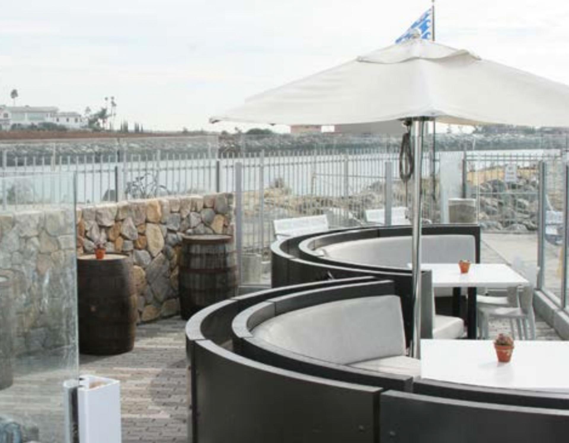 The Bow (Far section of the lower patio)