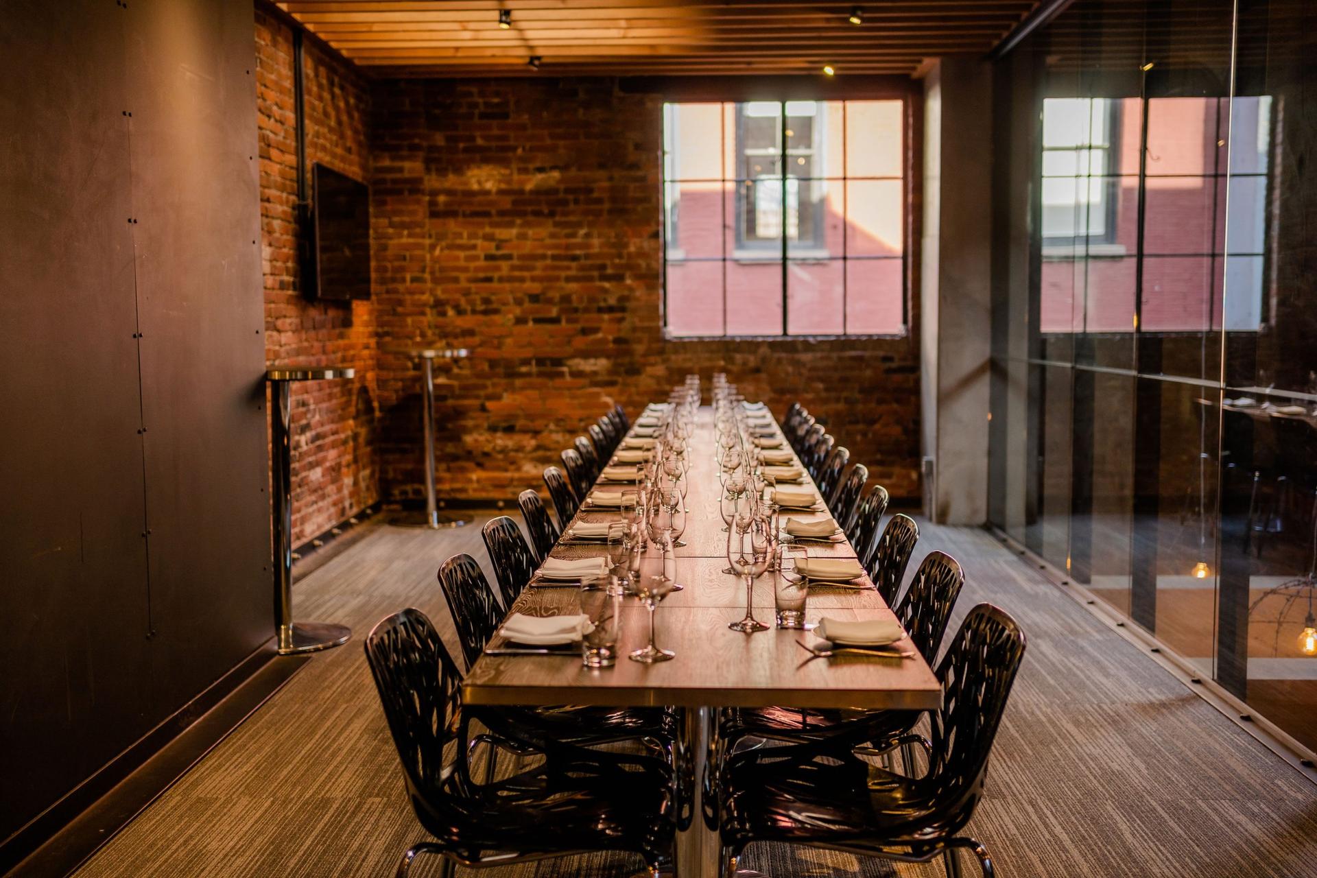 Private Dining Room (Full Room - Long Tables)