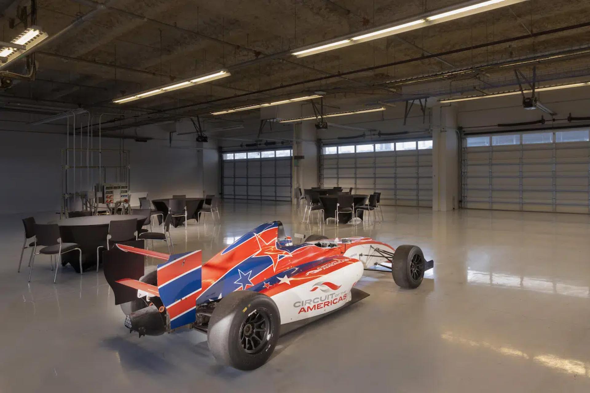 Pit Lane Garages