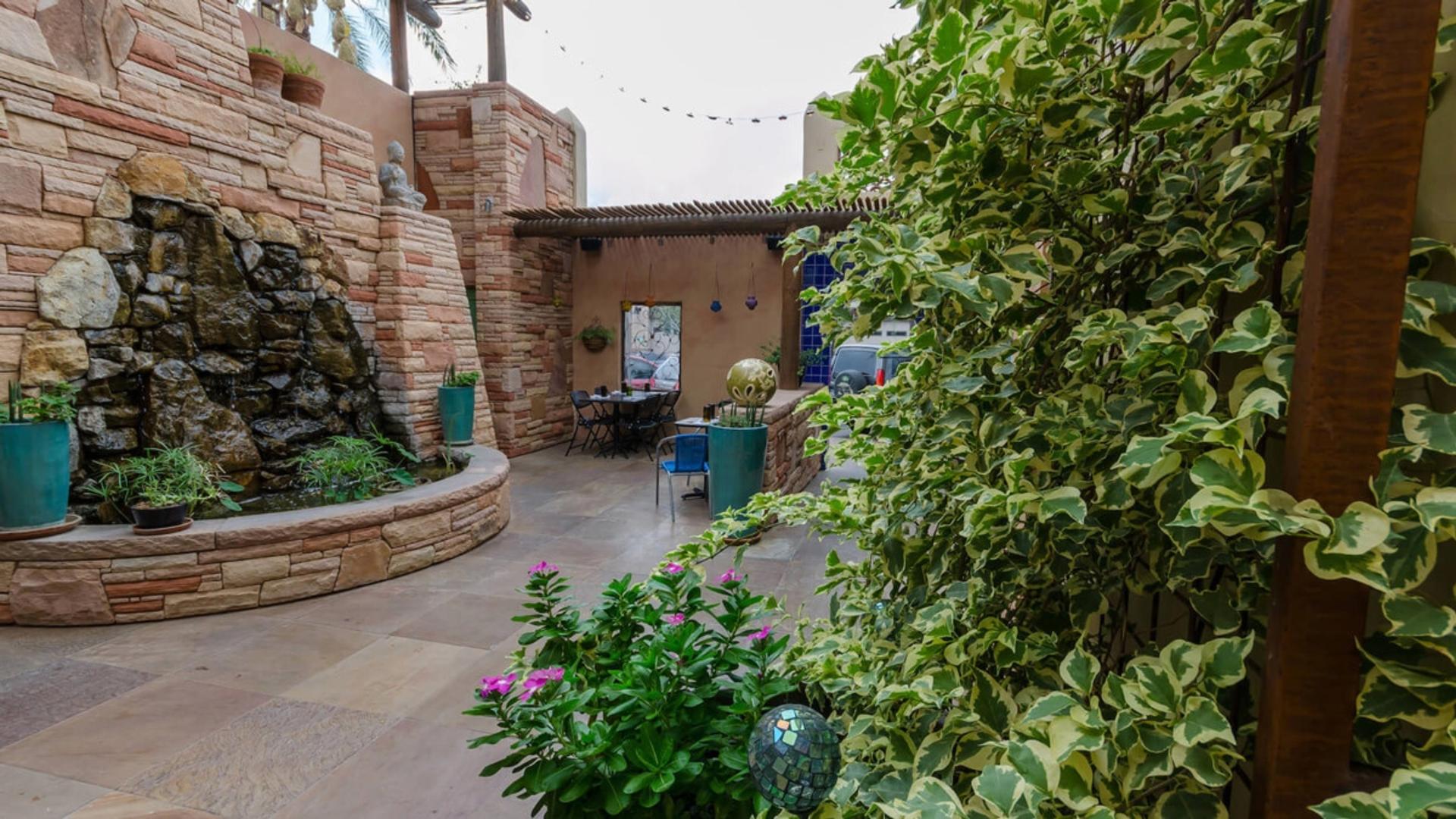 Courtyard and Upper Patio