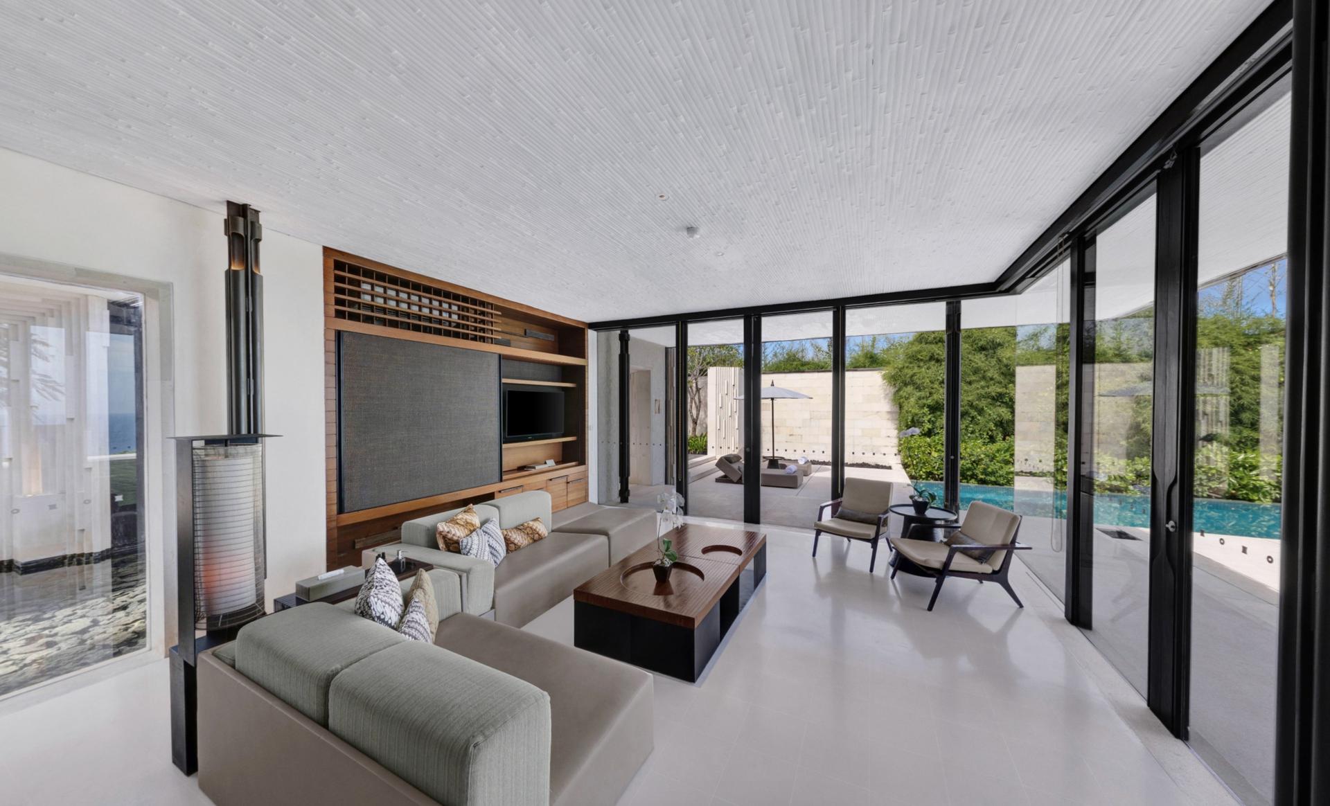 Three Bedroom Cliff Villa Living Room