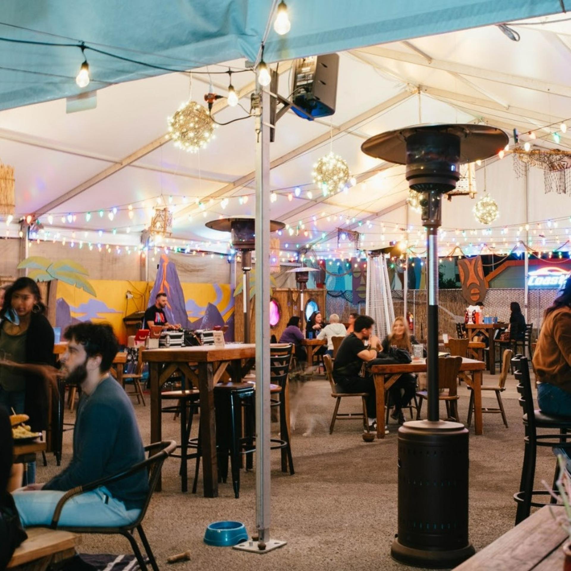 Covered Outdoor Tent