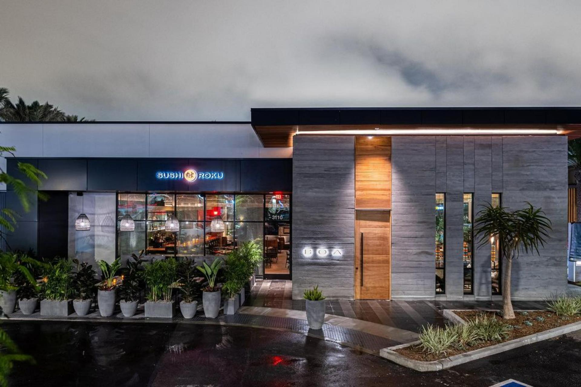 Entire Restaurant of BOA Steakhouse Manhattan Beach