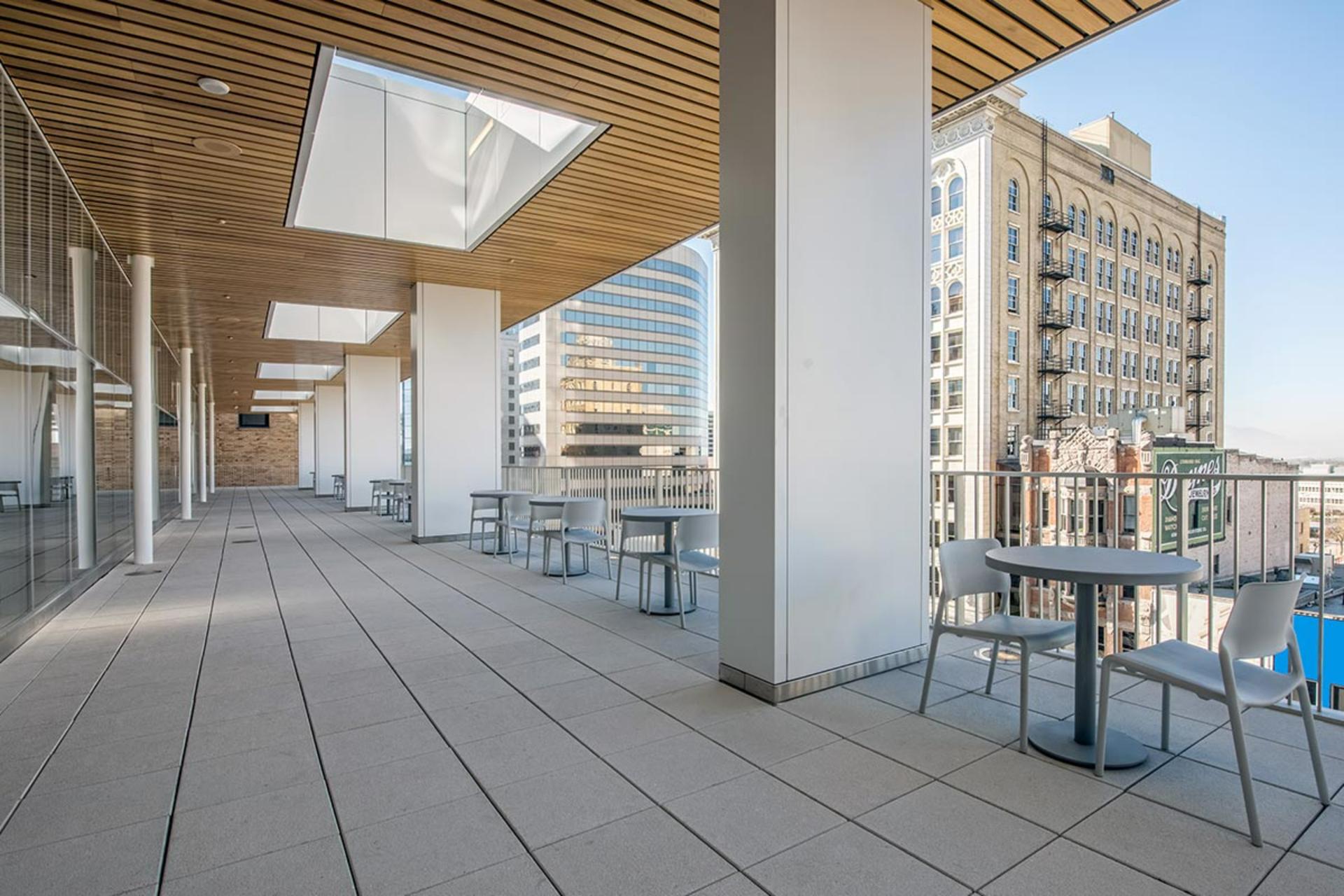 O.C. Tanner Legacy Lounge Outdoor Terrace