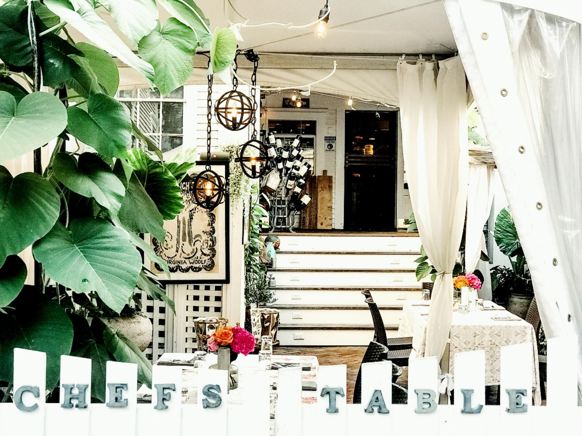 Chef’s Table in The Garden