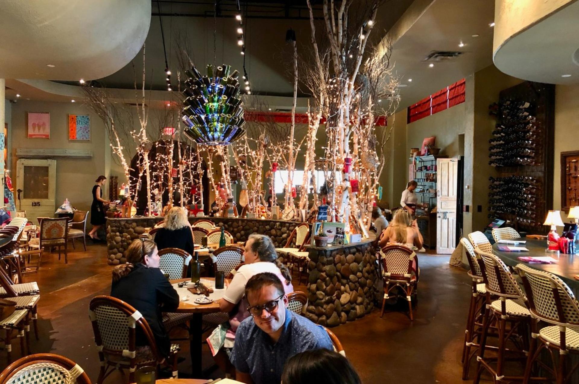 Birch Tree Forest Dining Area