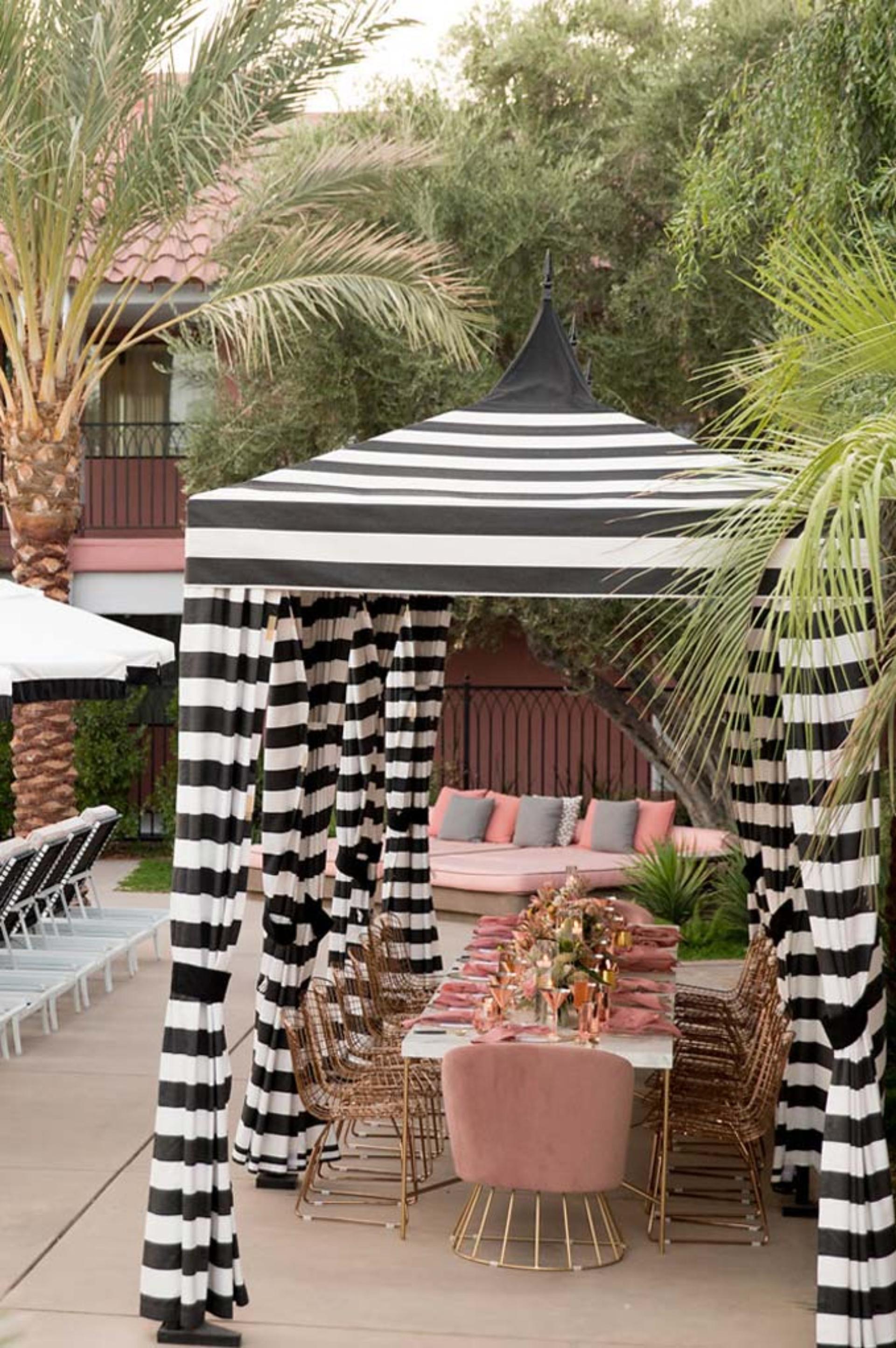 Poolside Dining Space