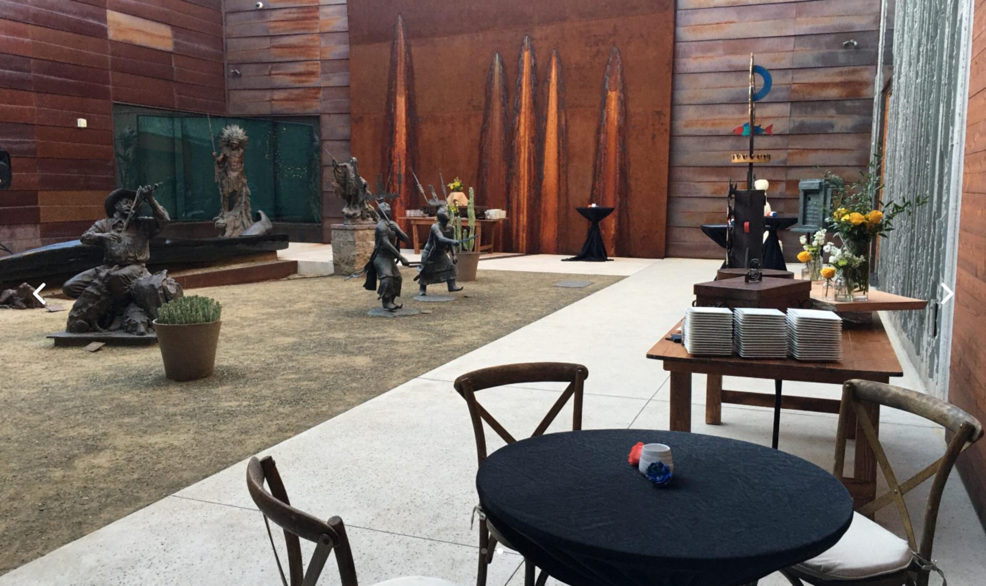 Christine and Ted Mollring Sculpture Courtyard 