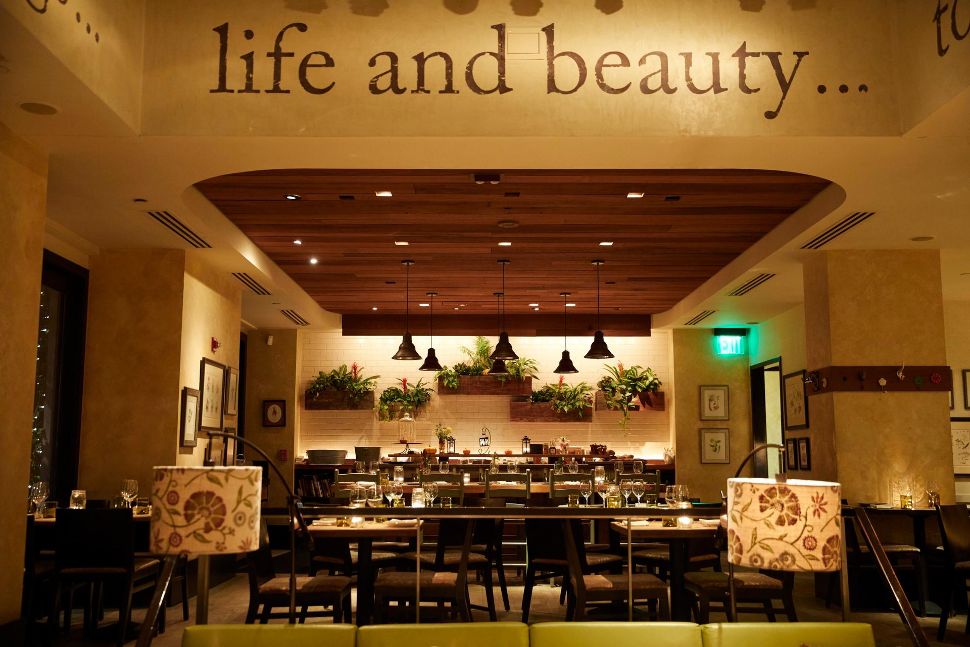 Indoor Dining Area