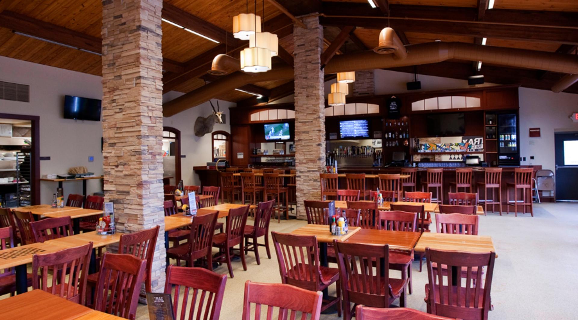 Trax Pub & Grill (and deck)