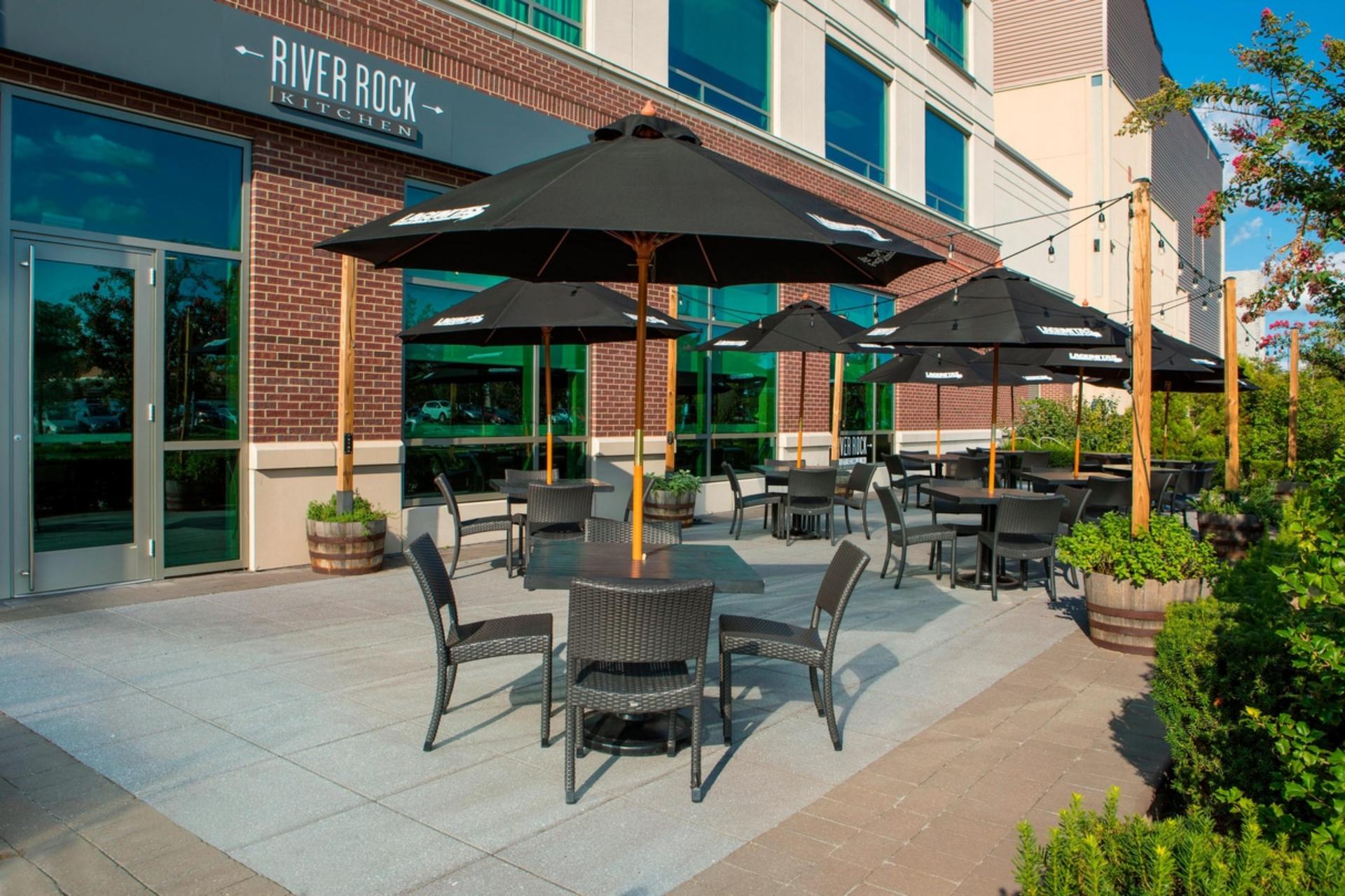 River Rock Kitchen Patio