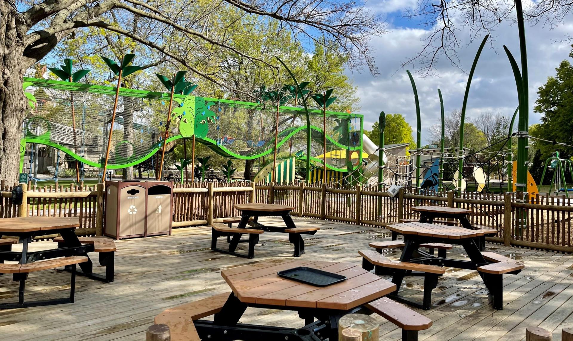 Helmerich Playground Deck