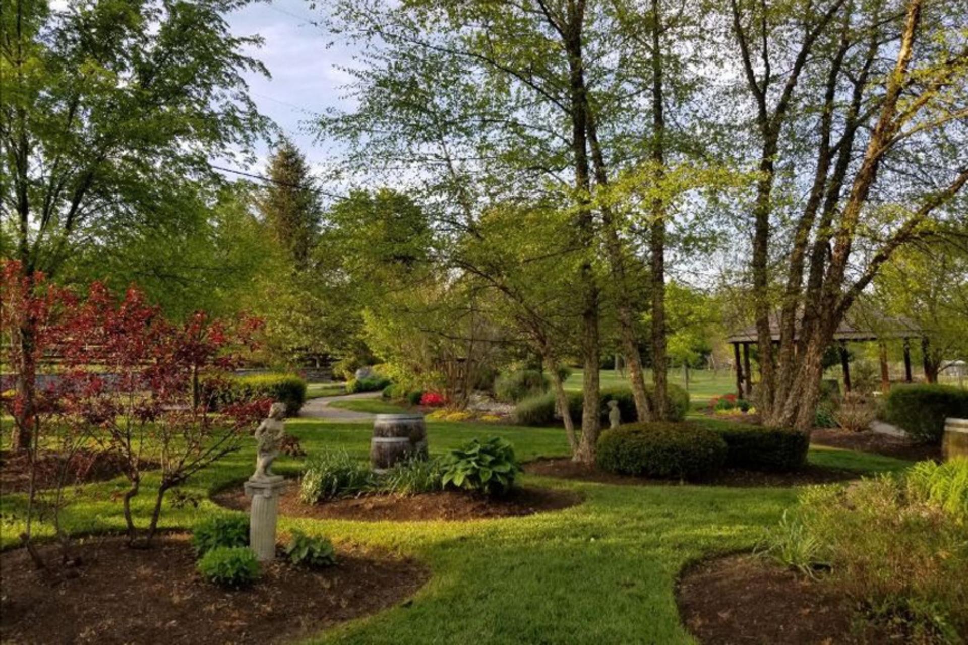 The Patio Gardens, Deck & Waterfall Stream