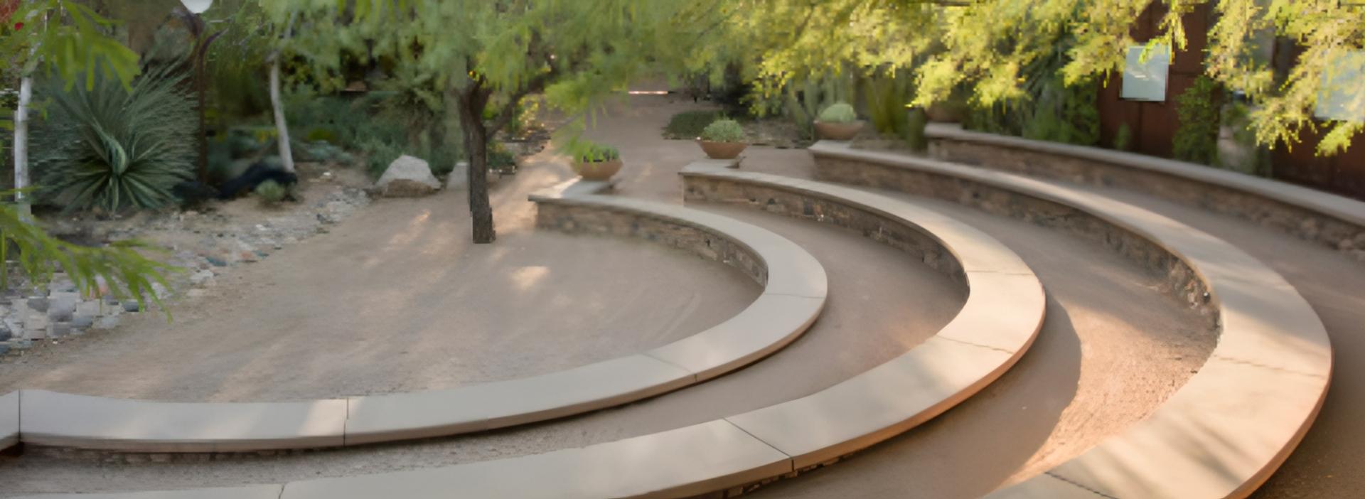 Amphitheater and Binns Wildflower Pavilion