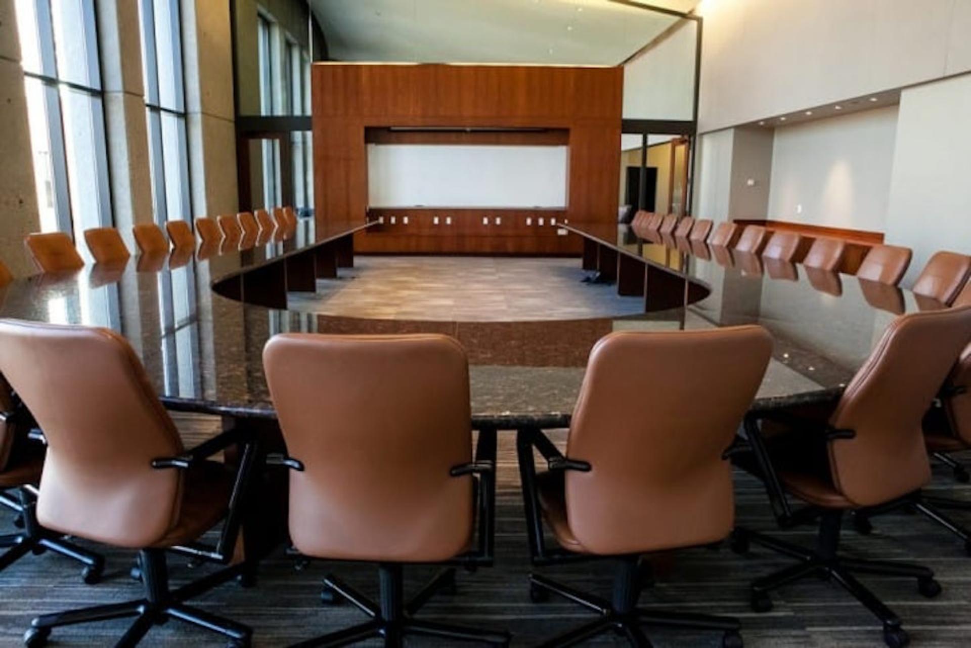 Bud Wendell & Steve Turner Boardroom