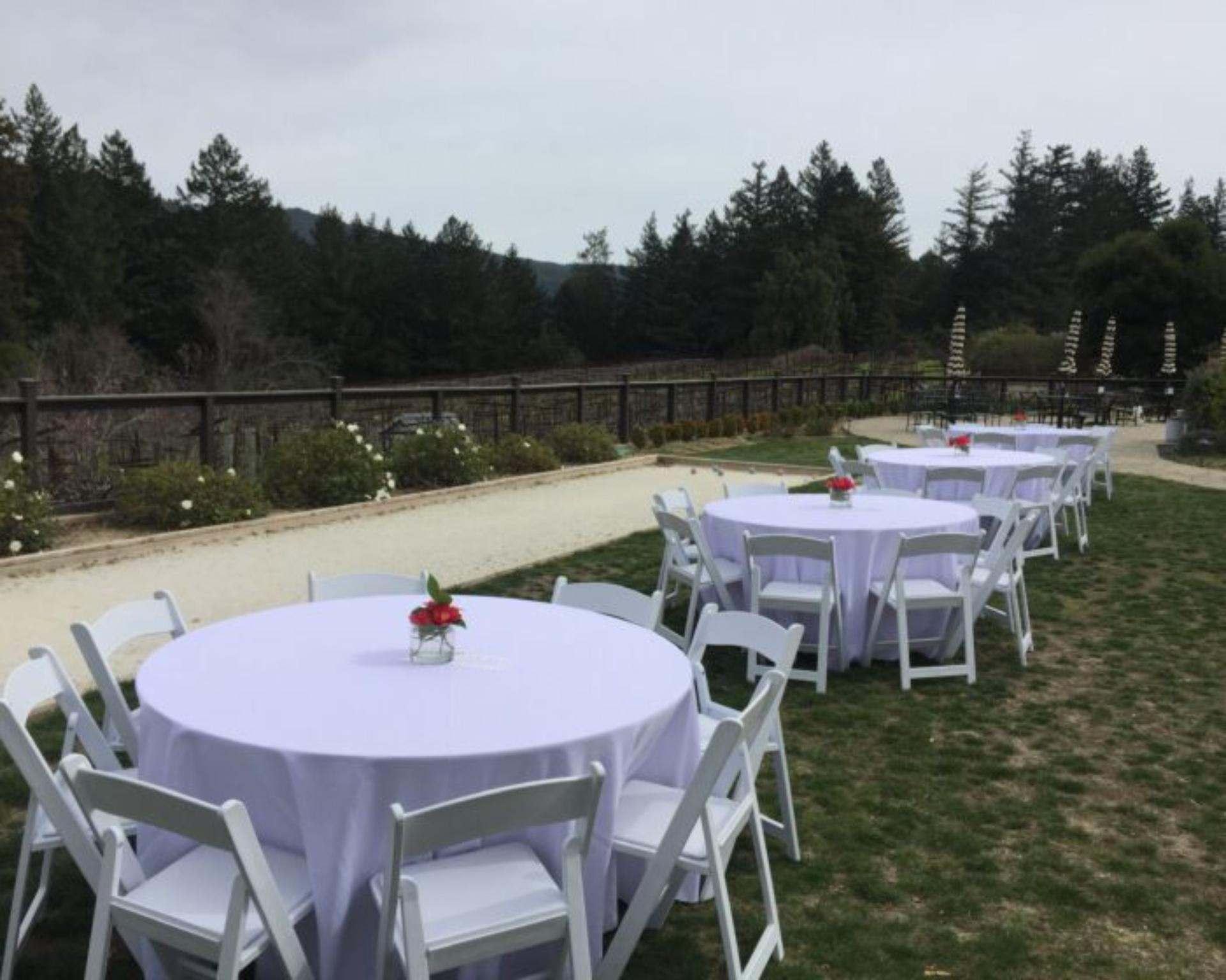 Pebble Garden And Bocce Ball Court