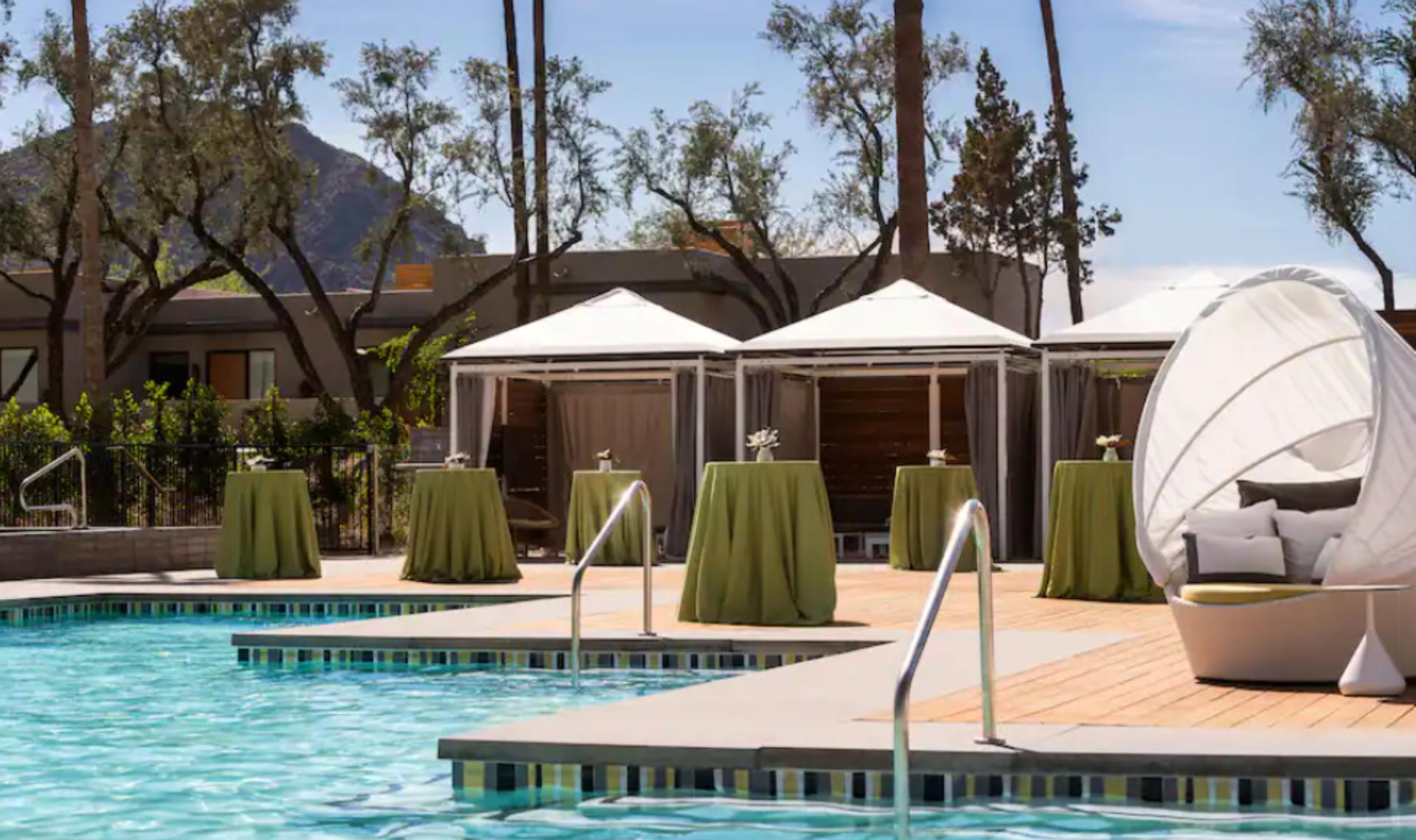 Turquoise Pool Deck