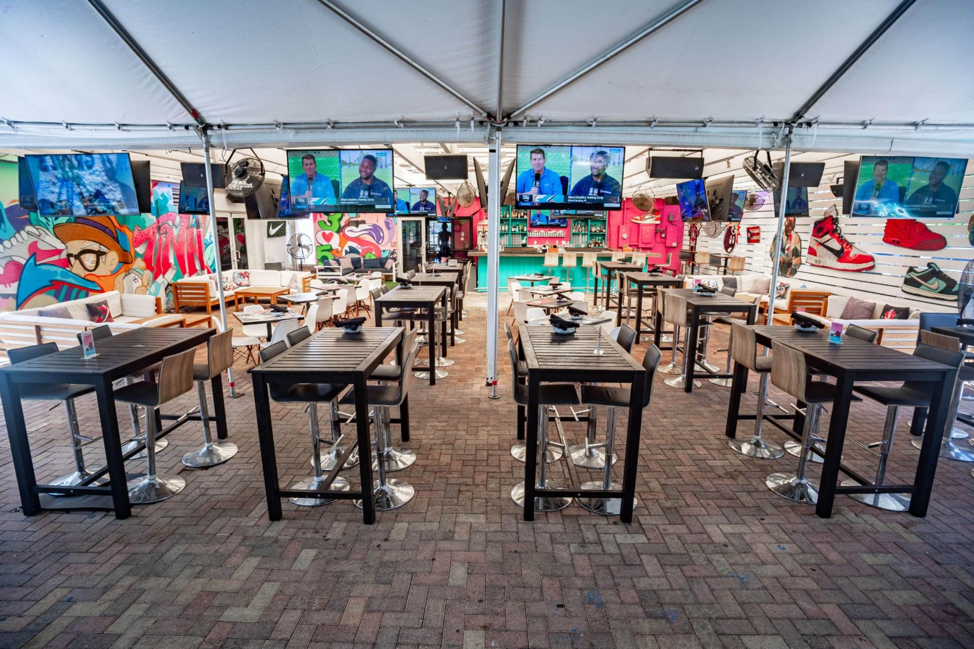 The Outdoor "Miami Vice" Patio