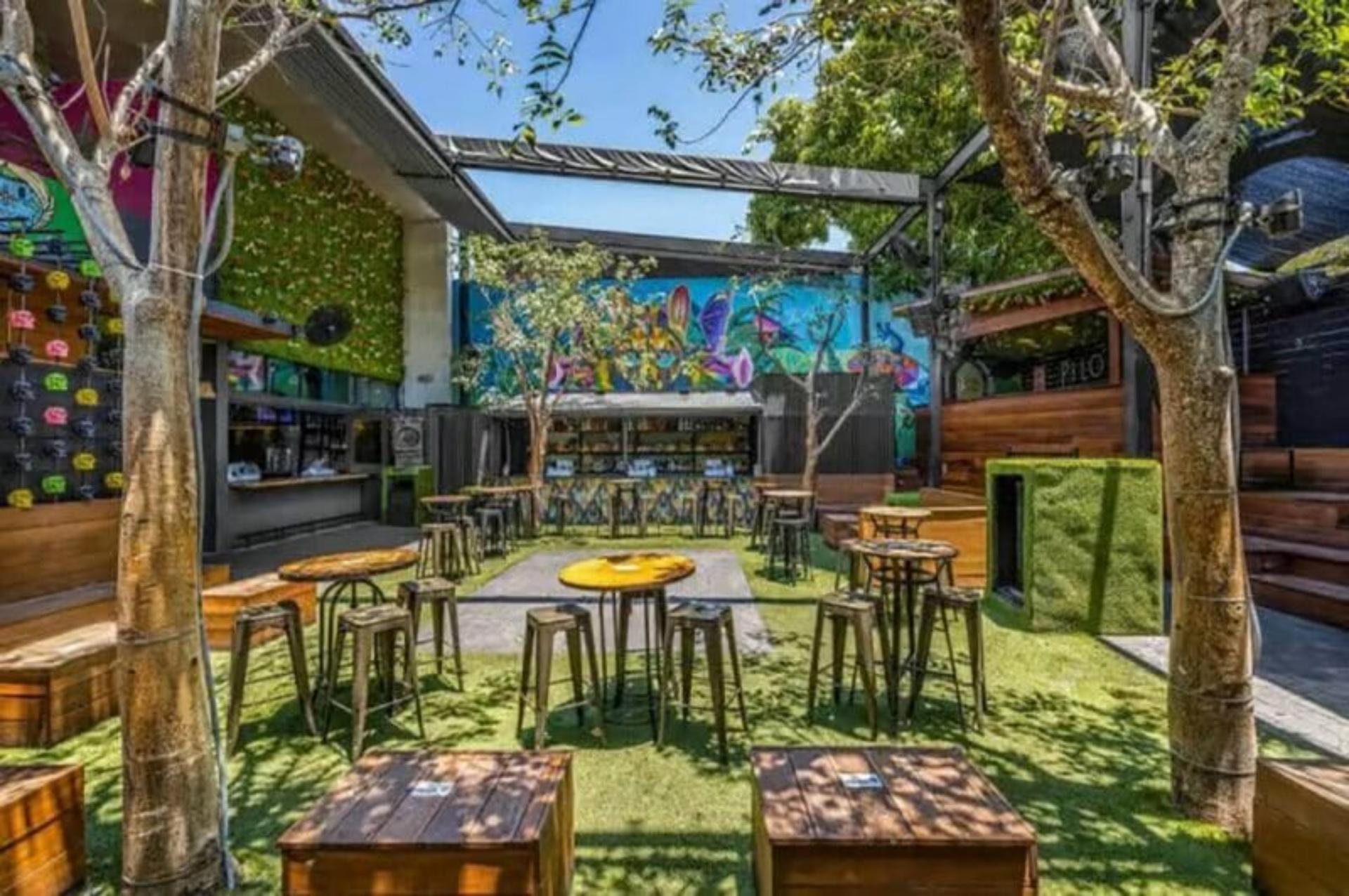 Outdoor Tequila Garden