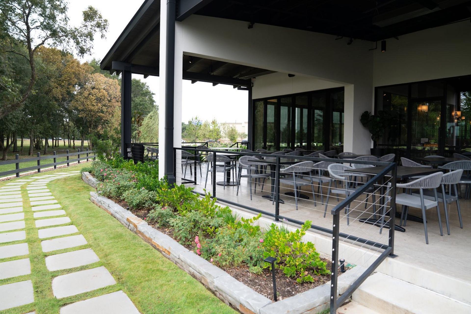 Outdoor Stage Patio + Garden Room 