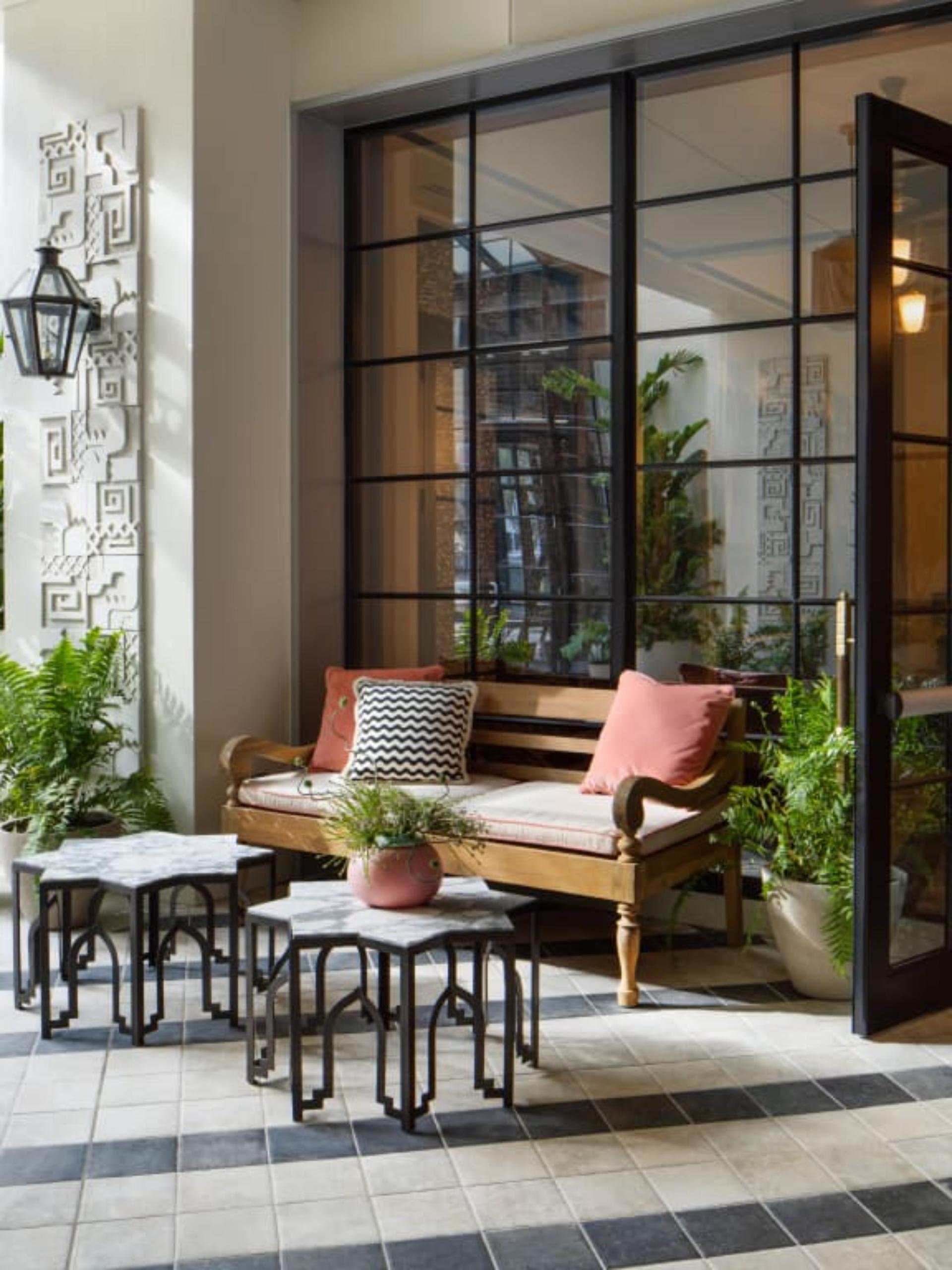 Covered Dining Terrace of Strawberry Moon