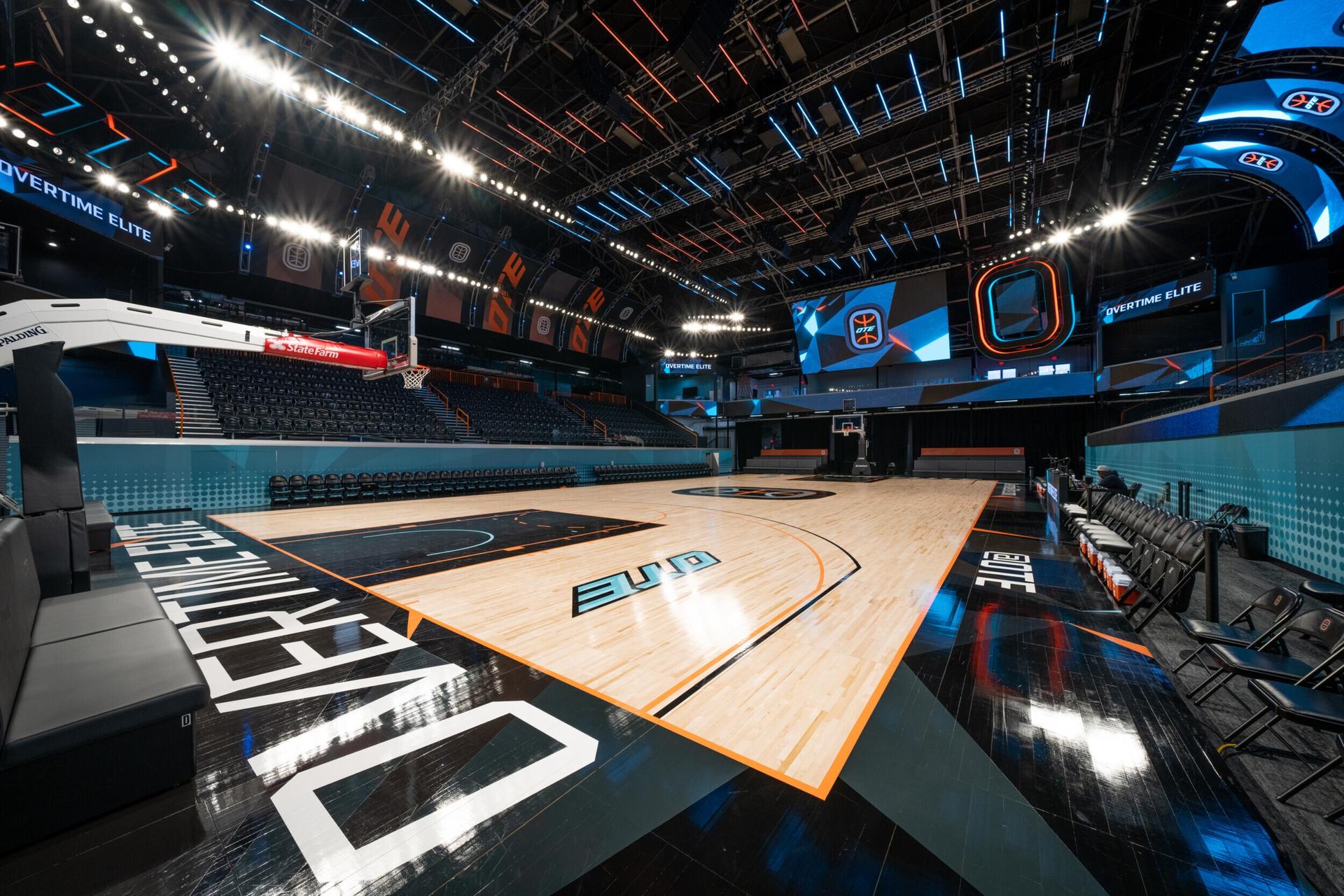 Two Basketball Courts