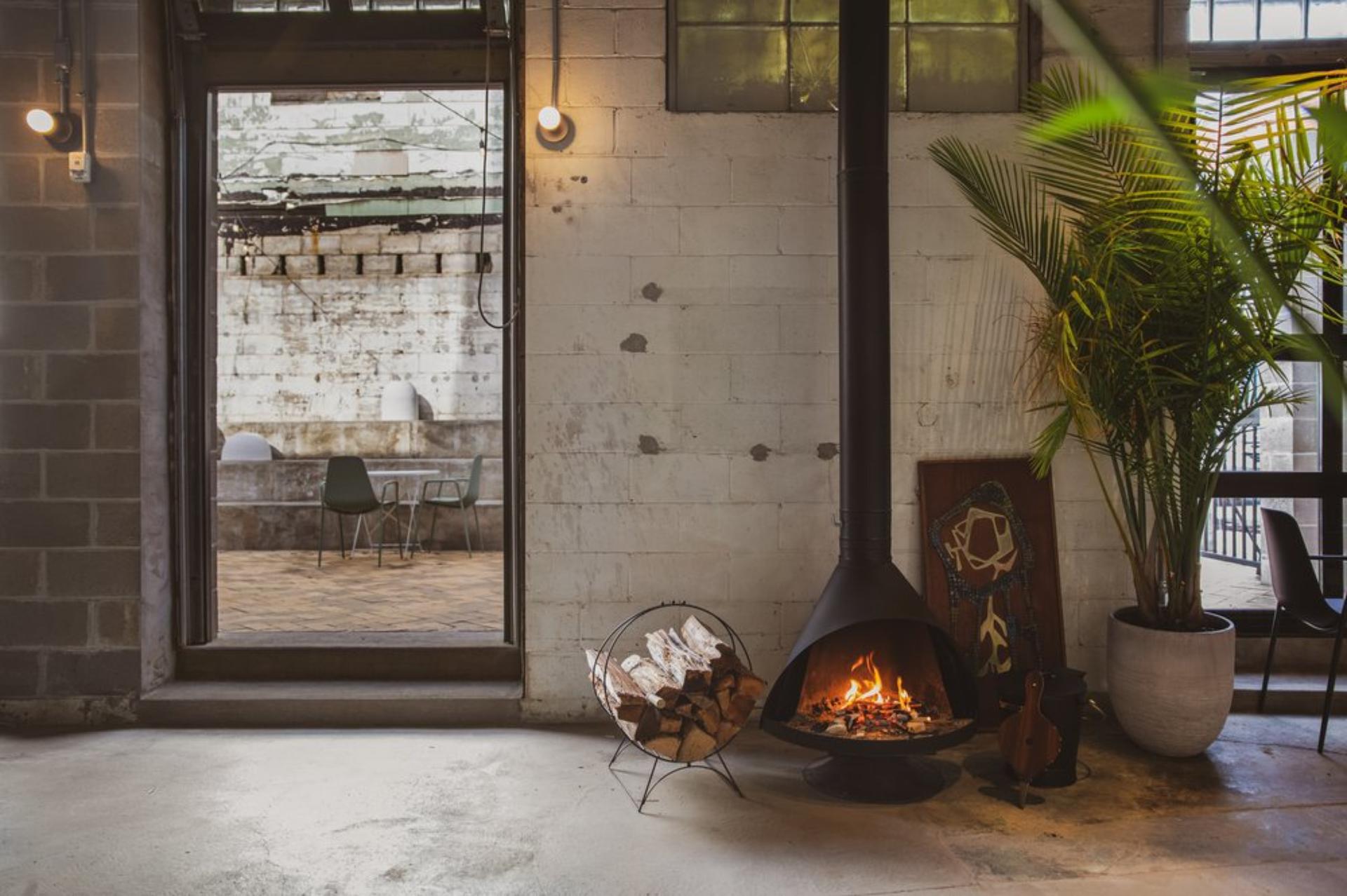 Fireplace + Beer Garden