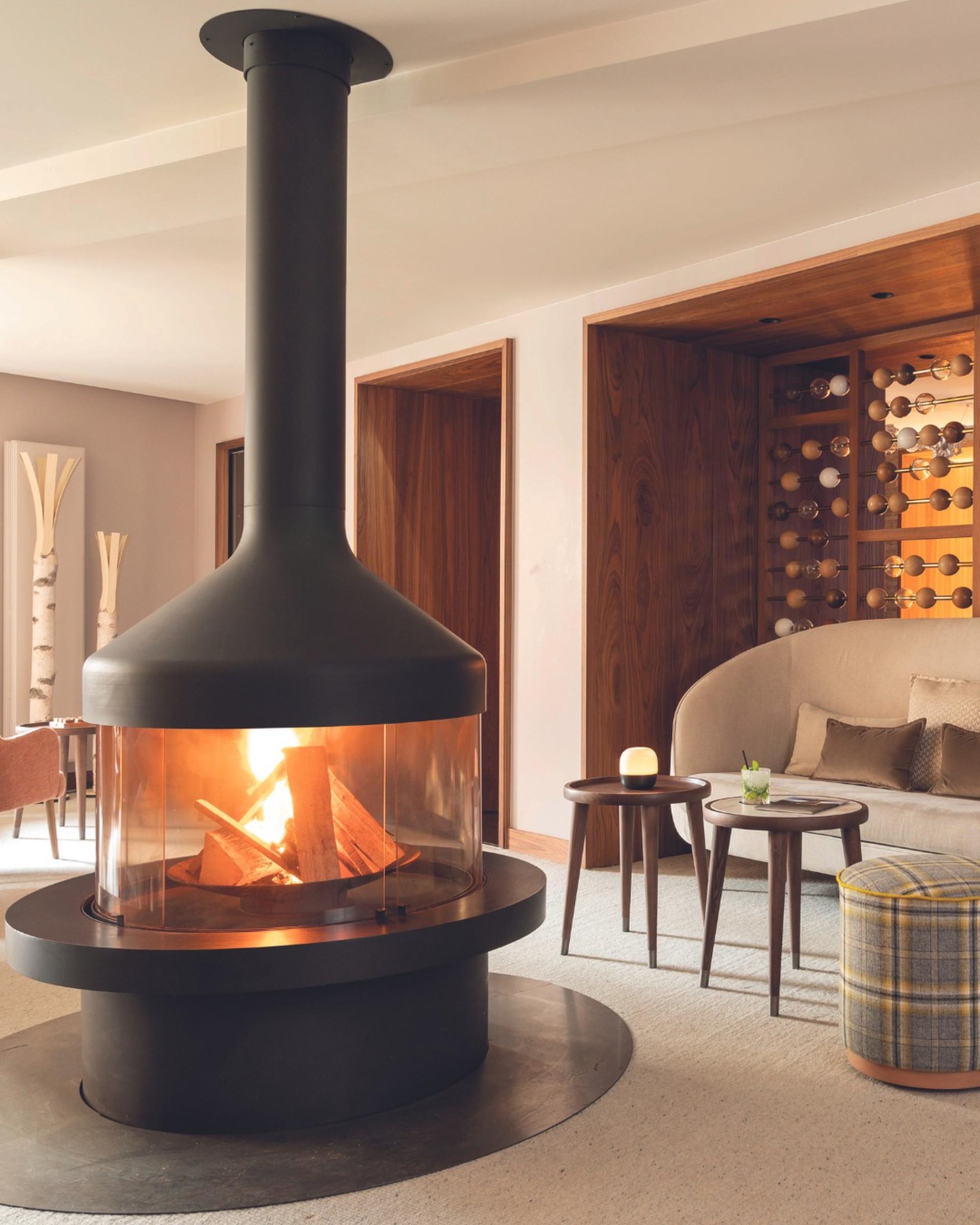 The Living Room Fireplace