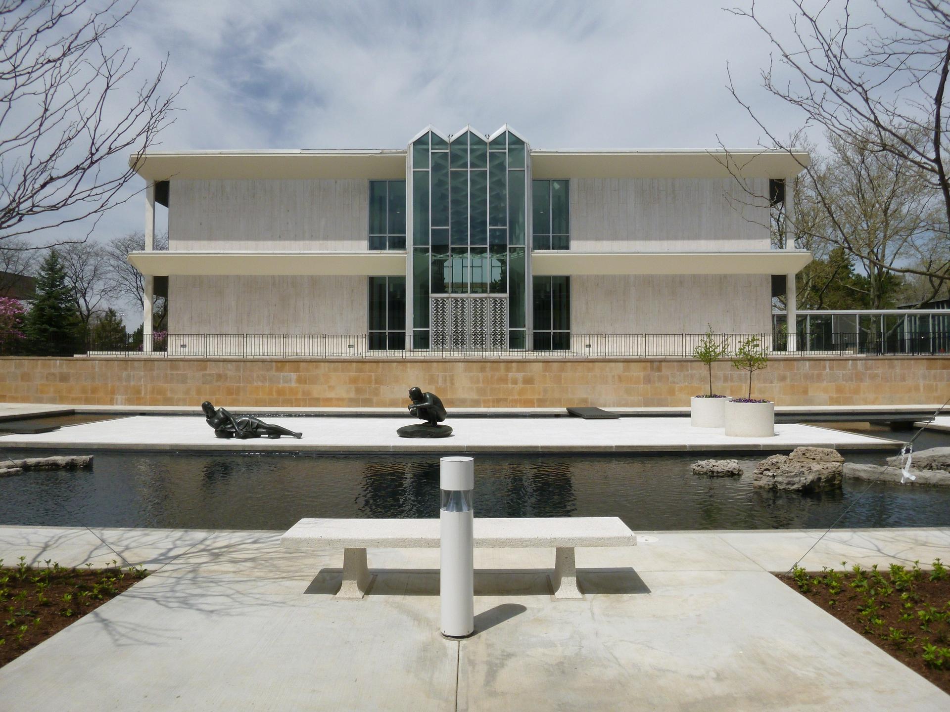 Pond and Sculpture Garden