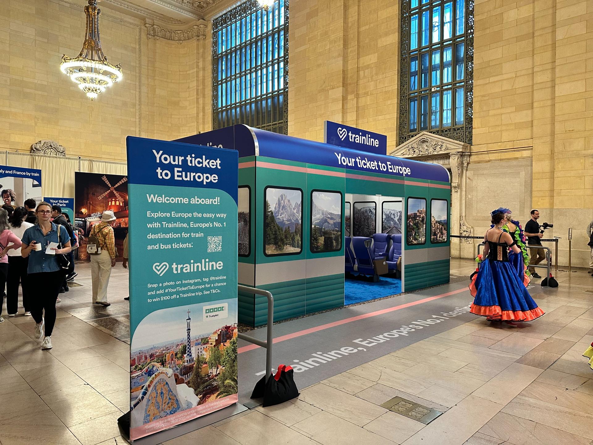 Trainline at Grand Central Terminal NYC