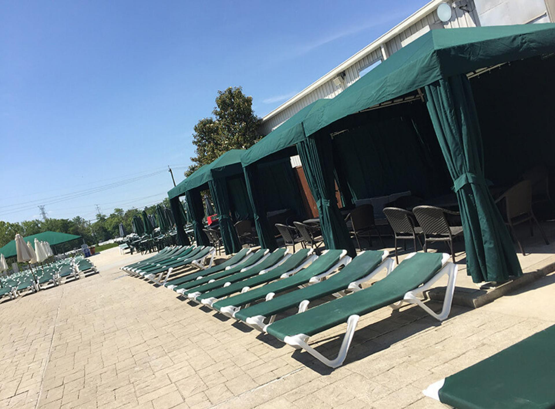Poolside Cabanas