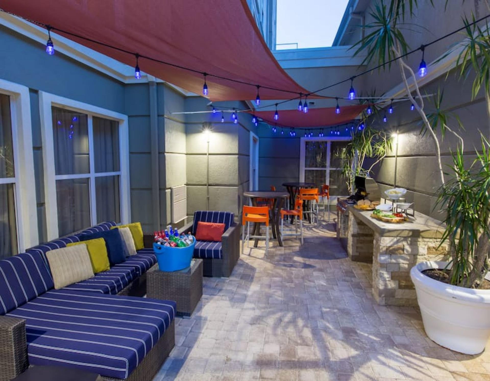 Poolside Cabana Area