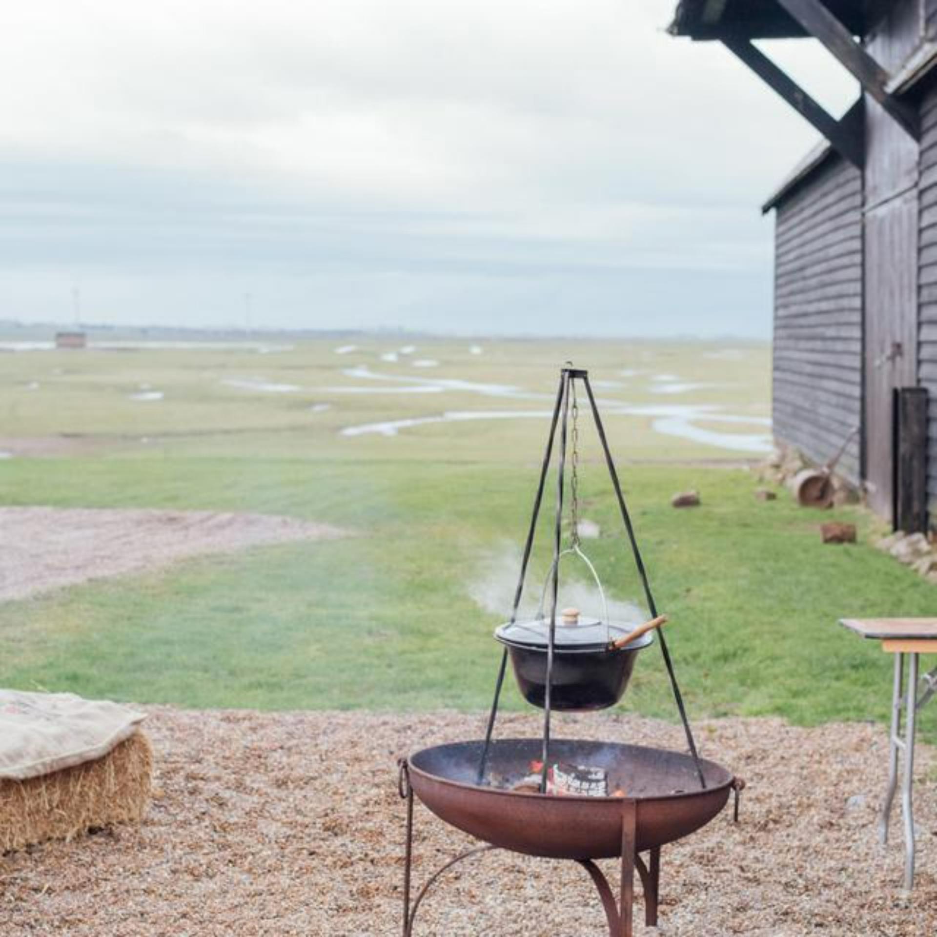 The Farmyard and Fire Pit