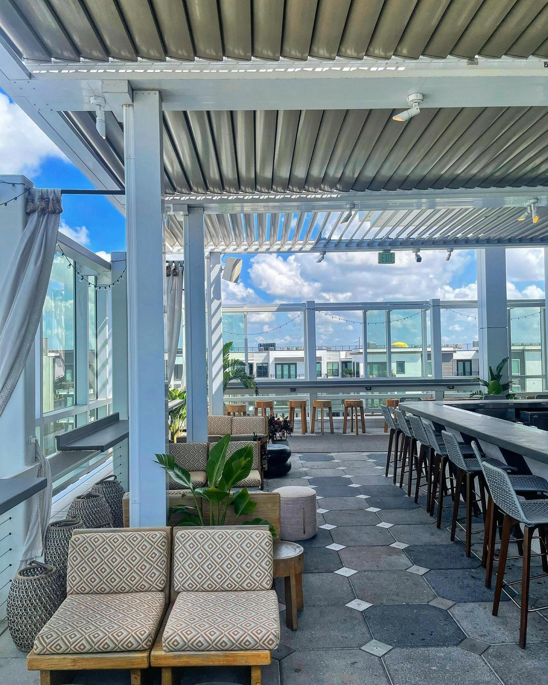 Outdoor Rooftop Lounge