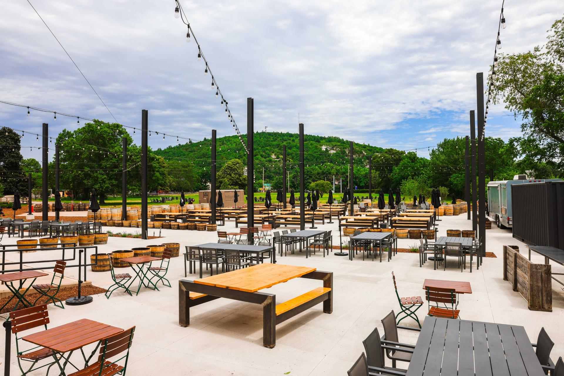 Partial Outdoor Patio