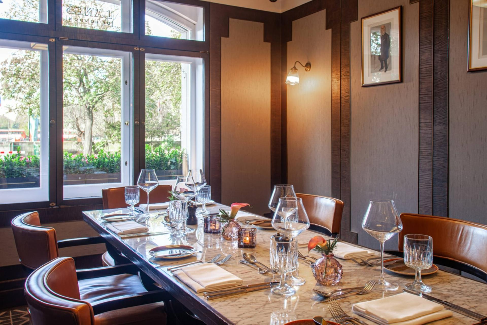 Lanes of London Private Dining Room	