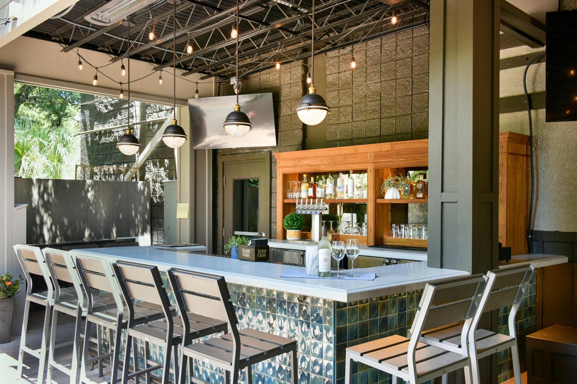 Heated Bar Area