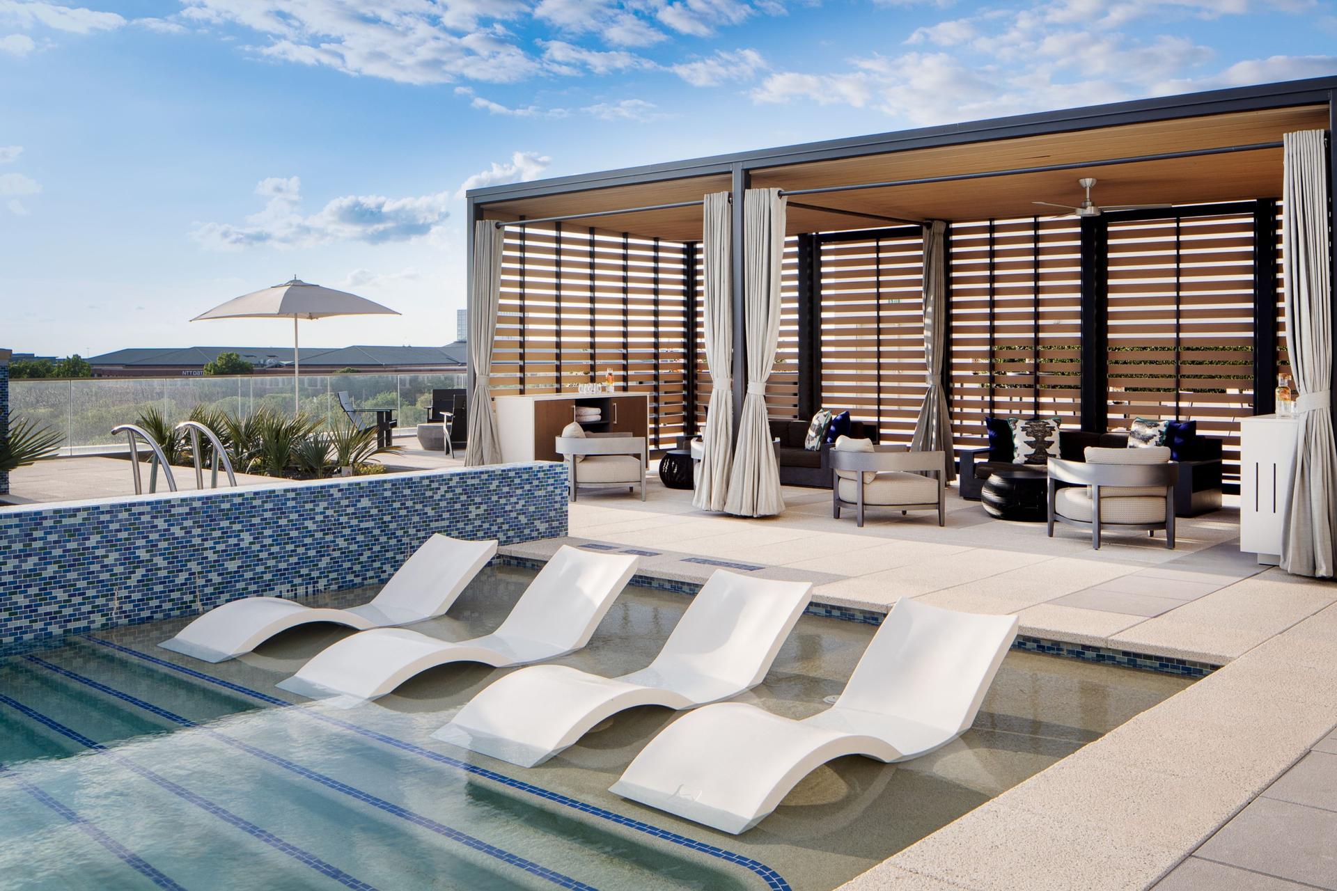 Poolside Cabanas
