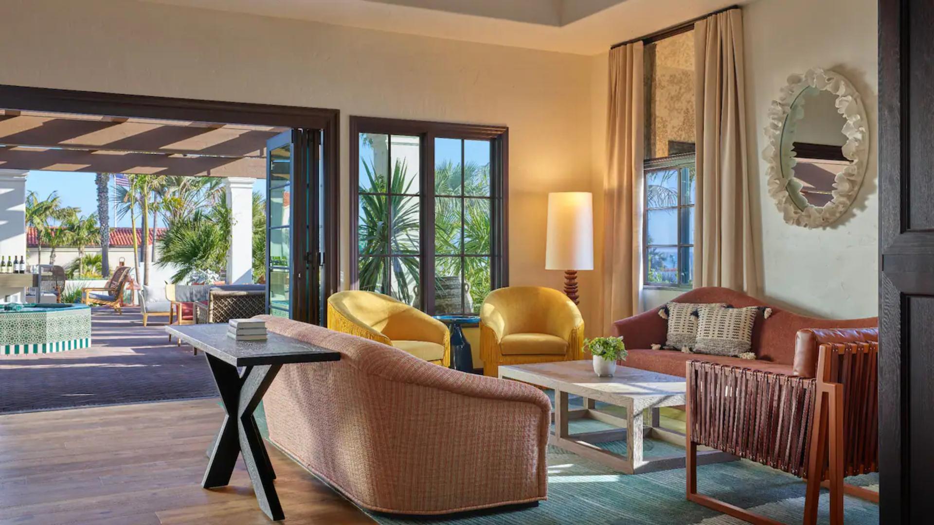 Living Room & Oceanfront Terrace