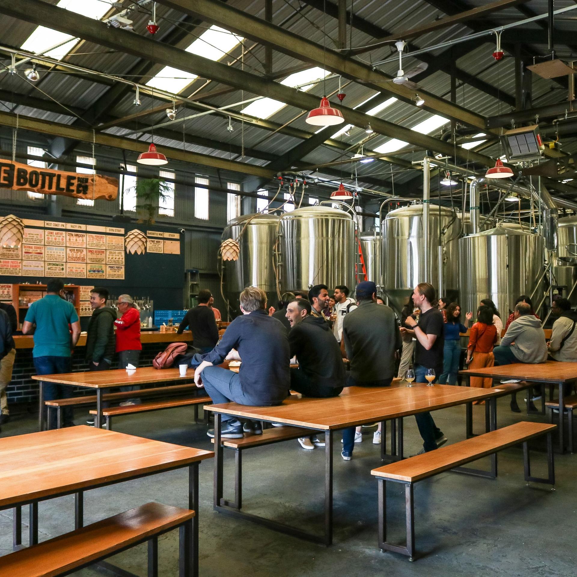SF Brewery Picnic Table