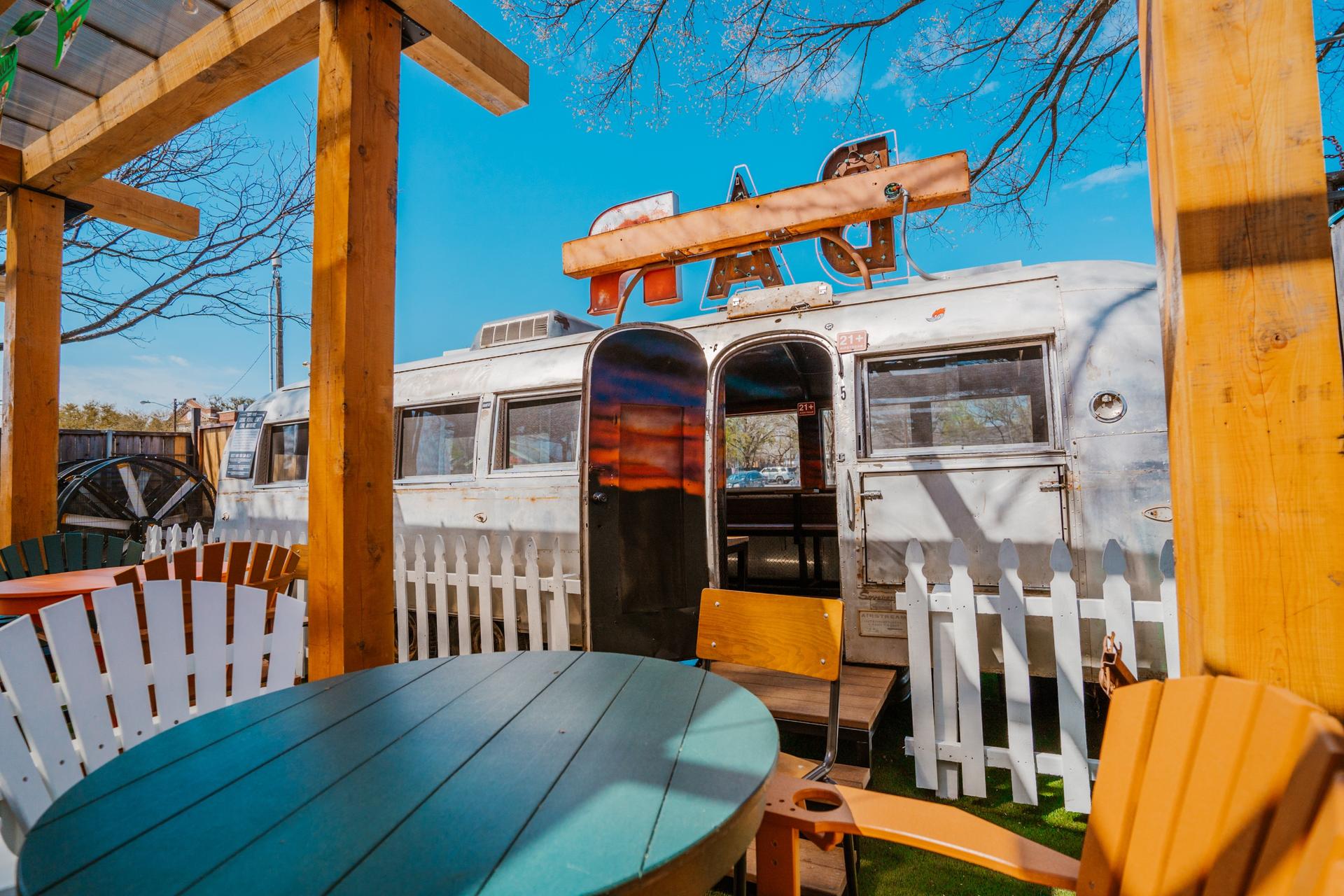 The Front Patio & Airstream