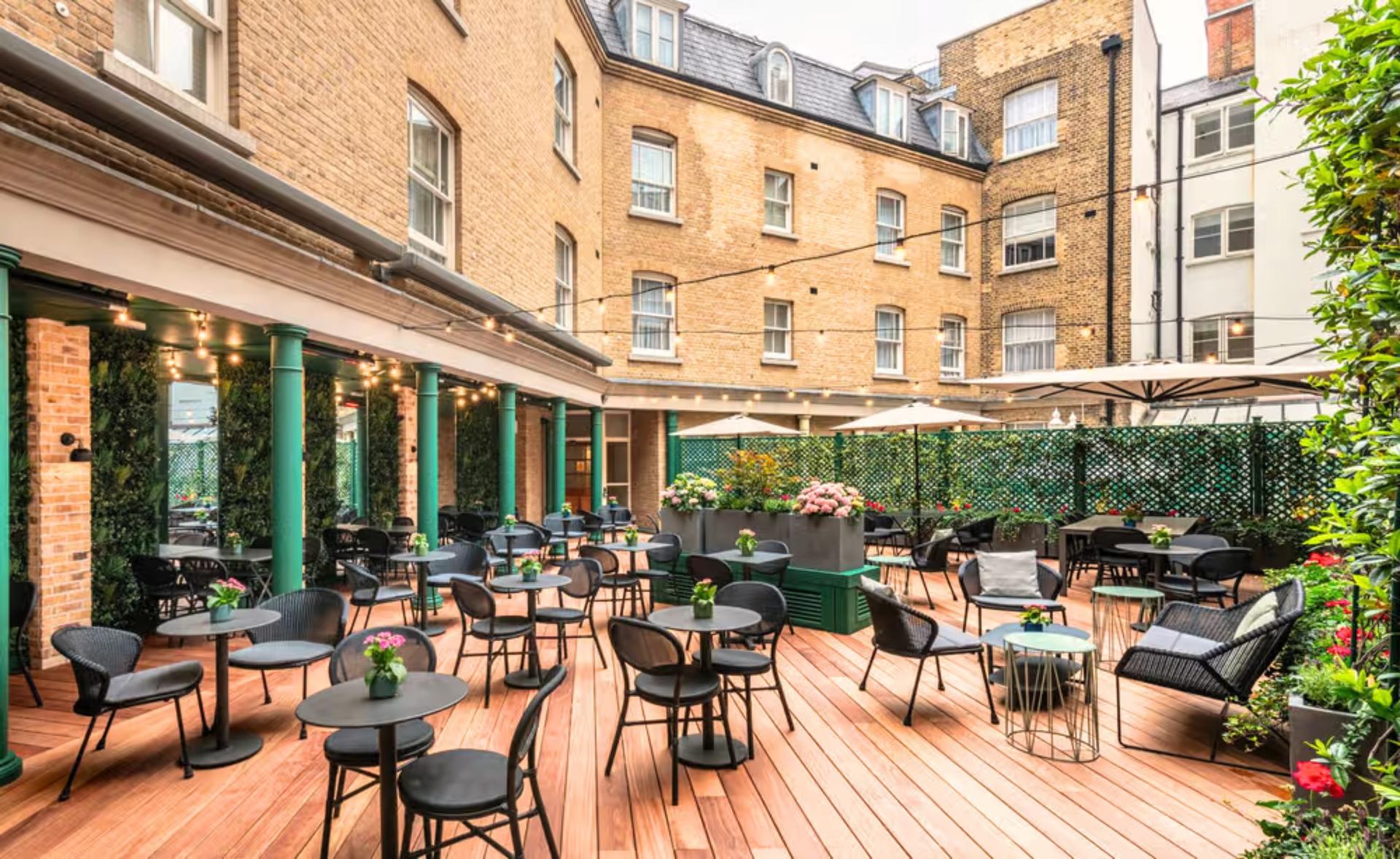 The Roof Terrace at The Sloane Club