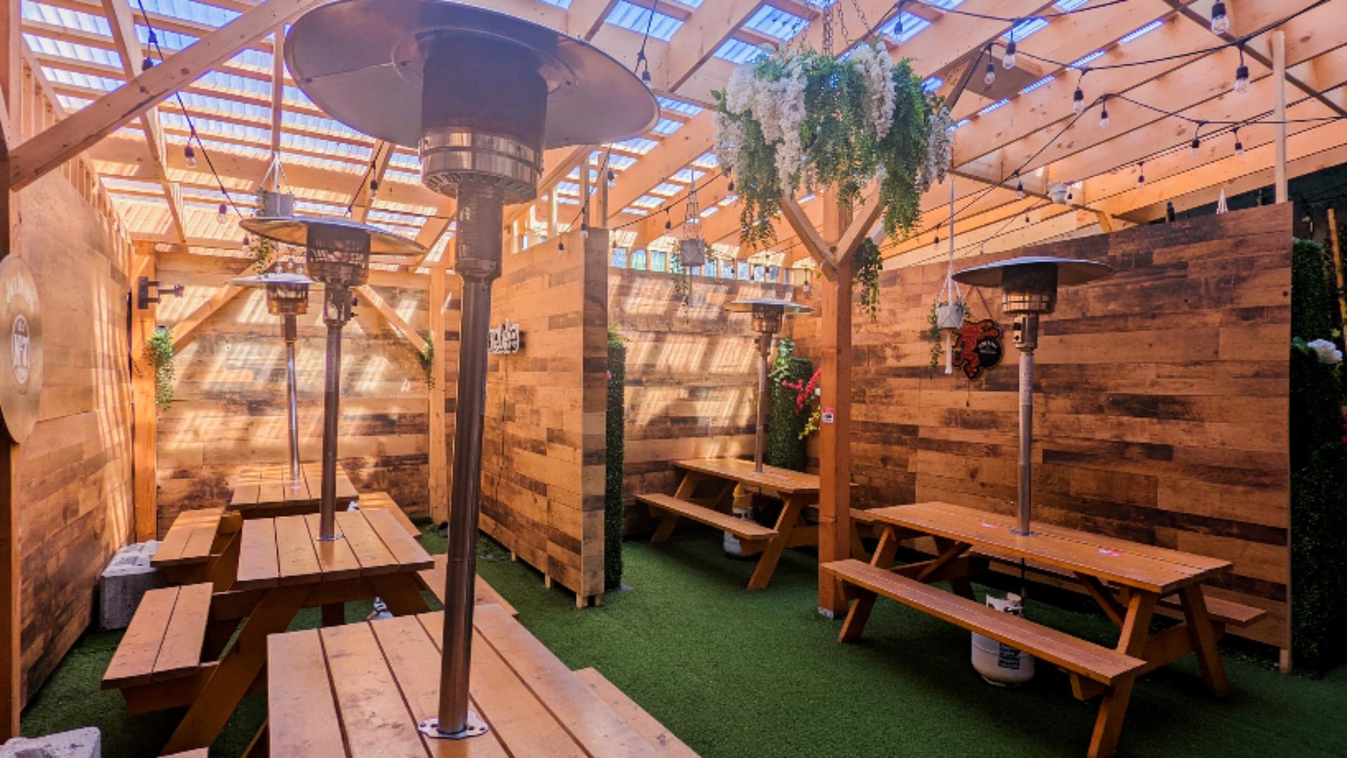 Back Patio at The Refinery