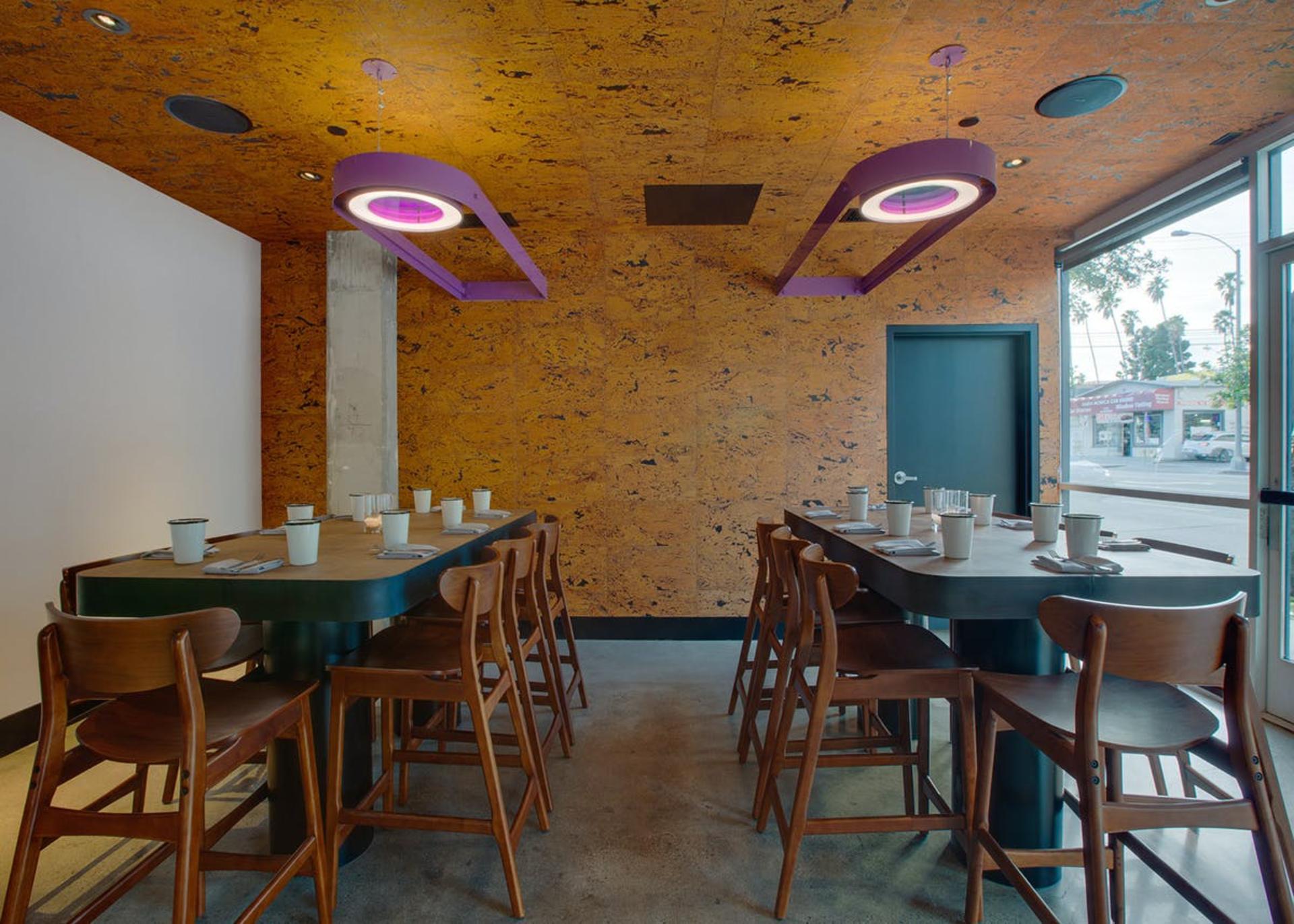 Cork-Clad Semi Private Area