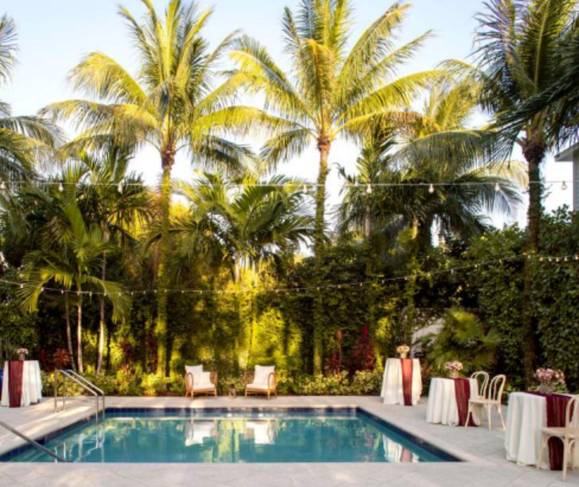 Poolside Courtyard