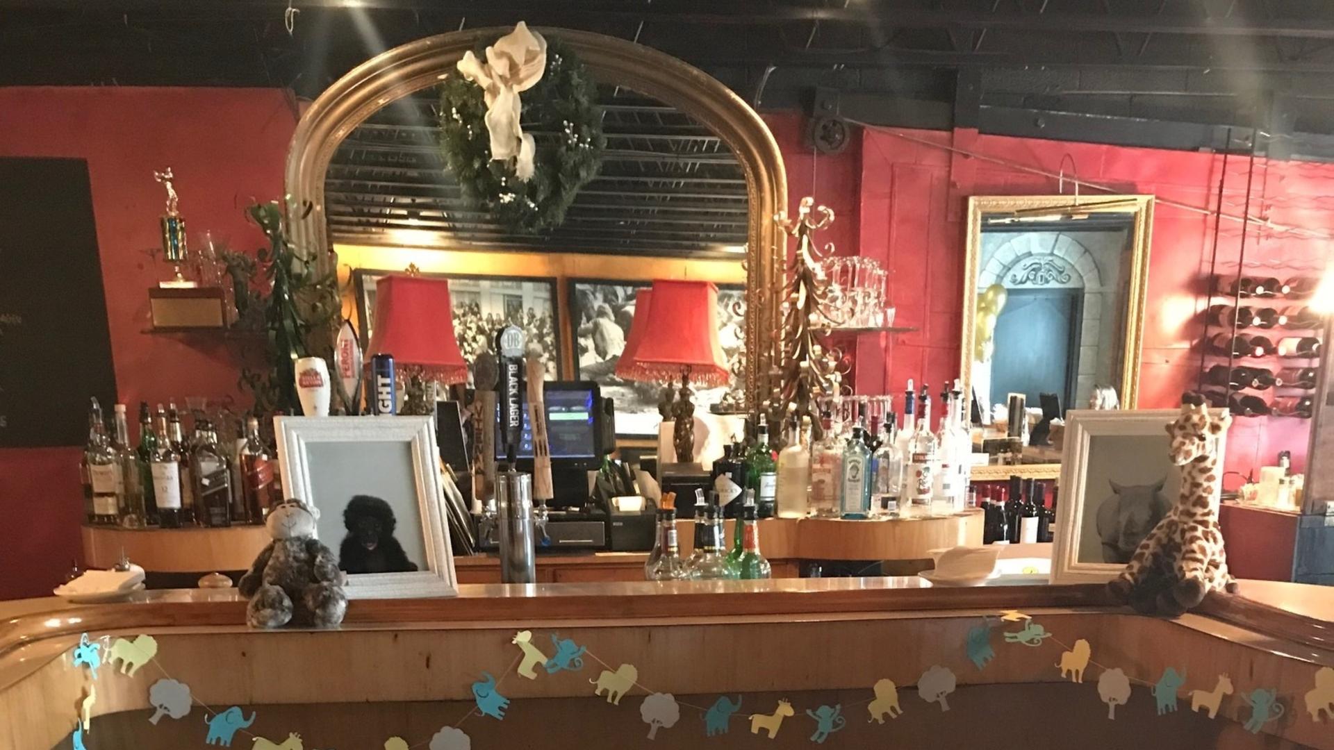 Our Serpentine Bar in the Lounge