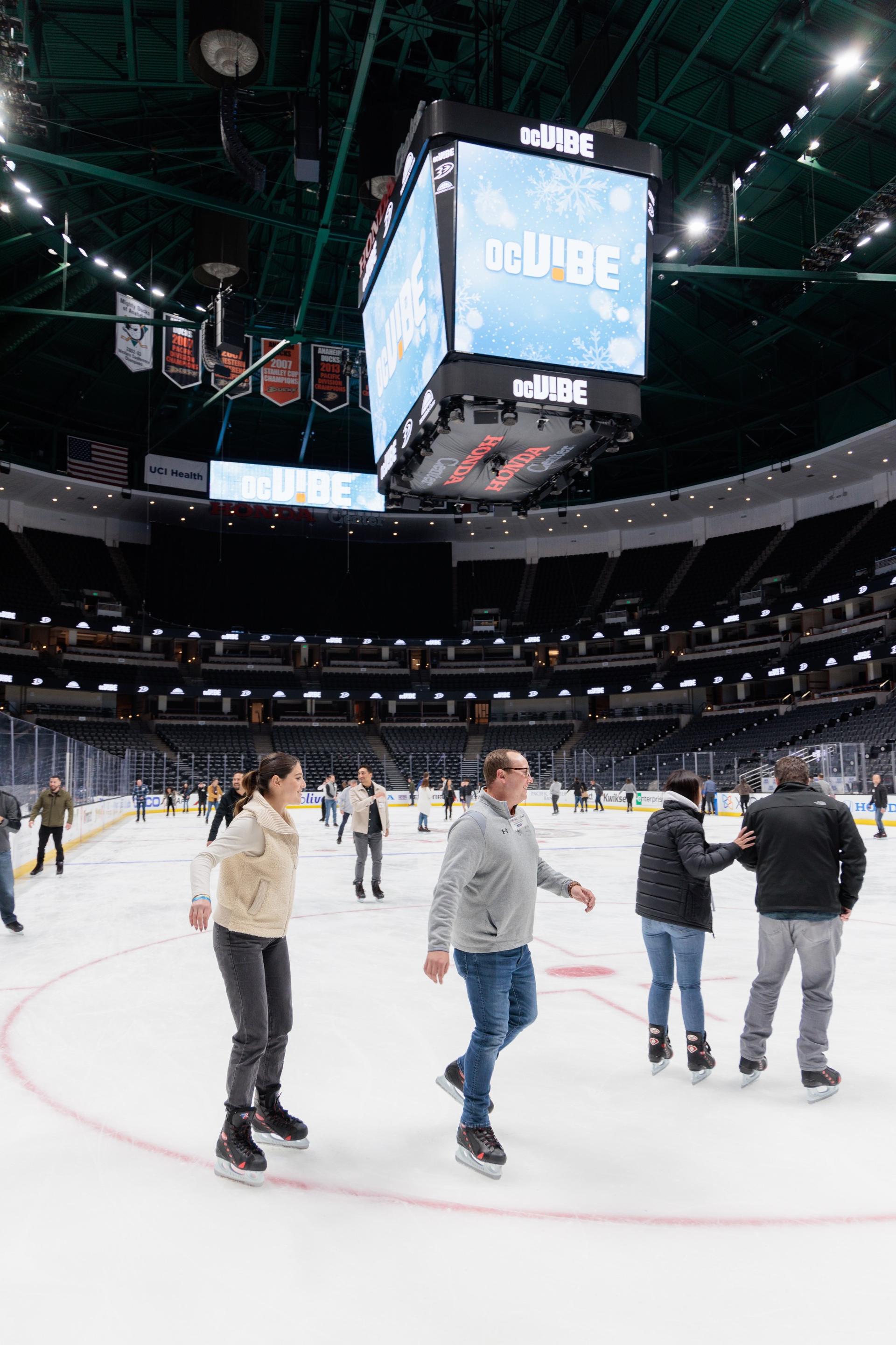 Honda Center Arena Floor