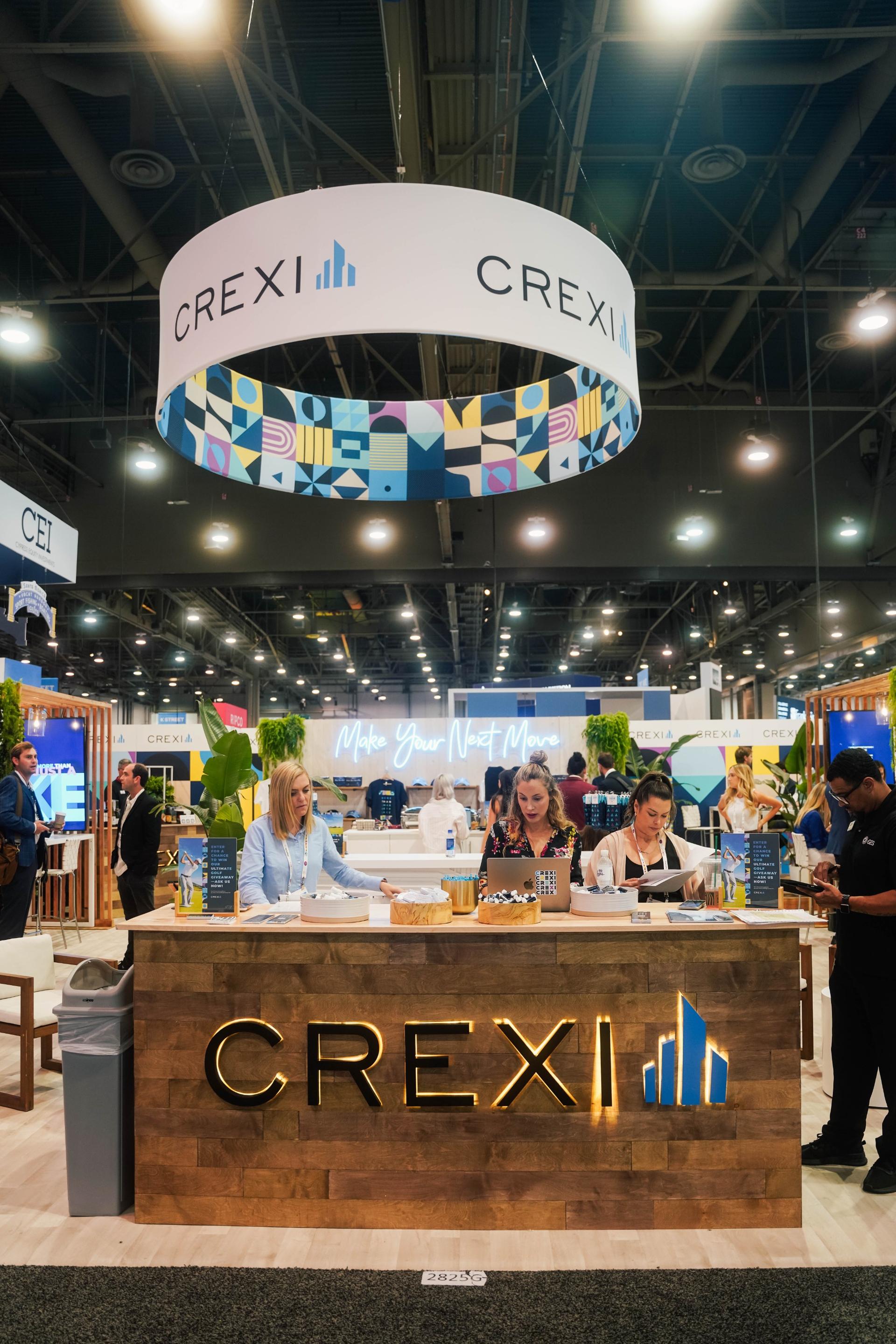 Crexi Tradeshow Booth